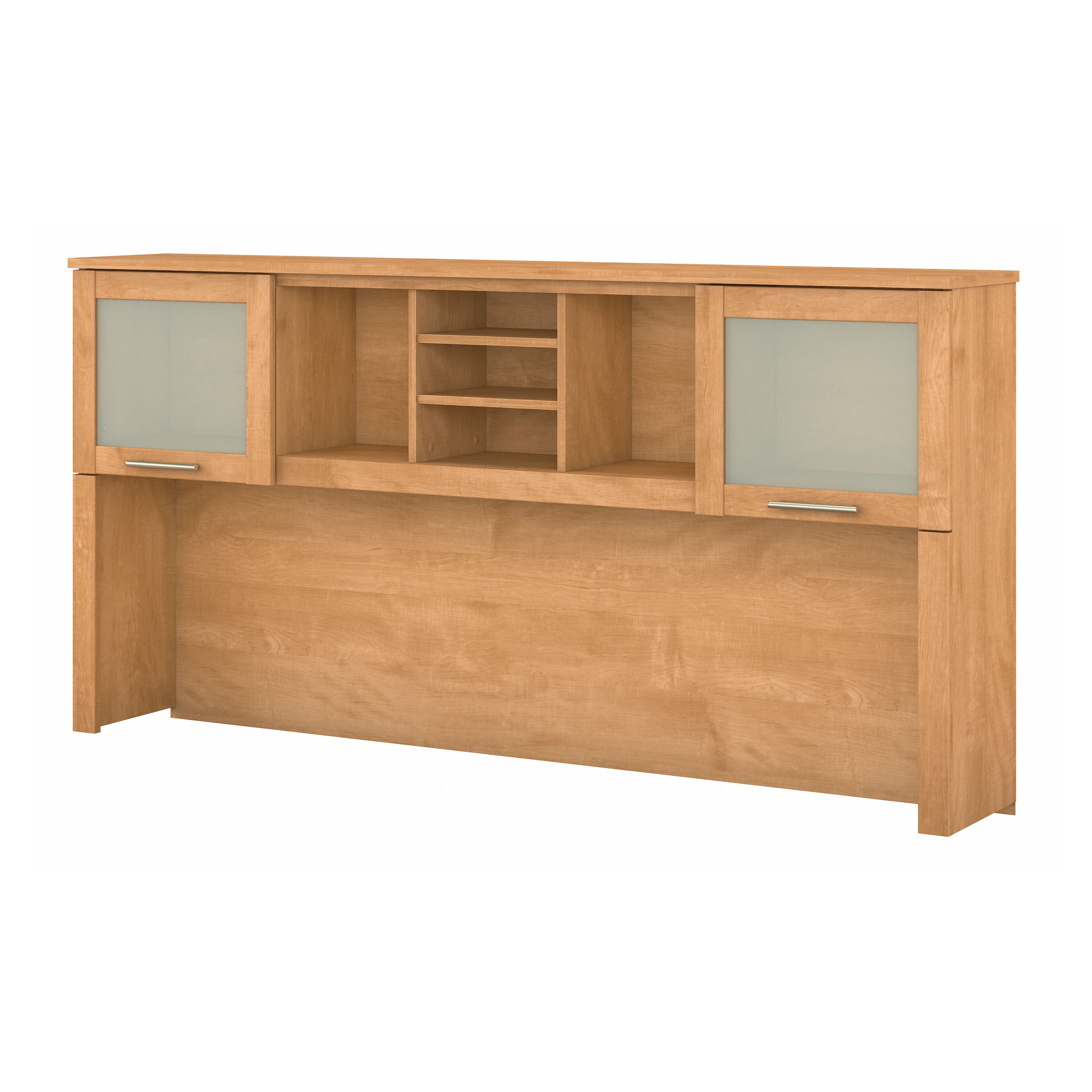 Shop Bush Furniture Somerset 72W Desk Hutch 02 WC81411 #color_maple cross