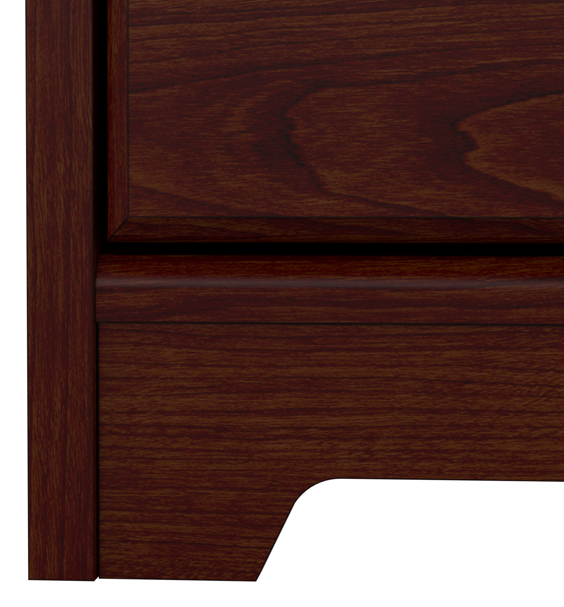 Shop Bush Furniture Cabot Tall Kitchen Pantry Cabinet with Doors 08 WC31499-Z #color_harvest cherry