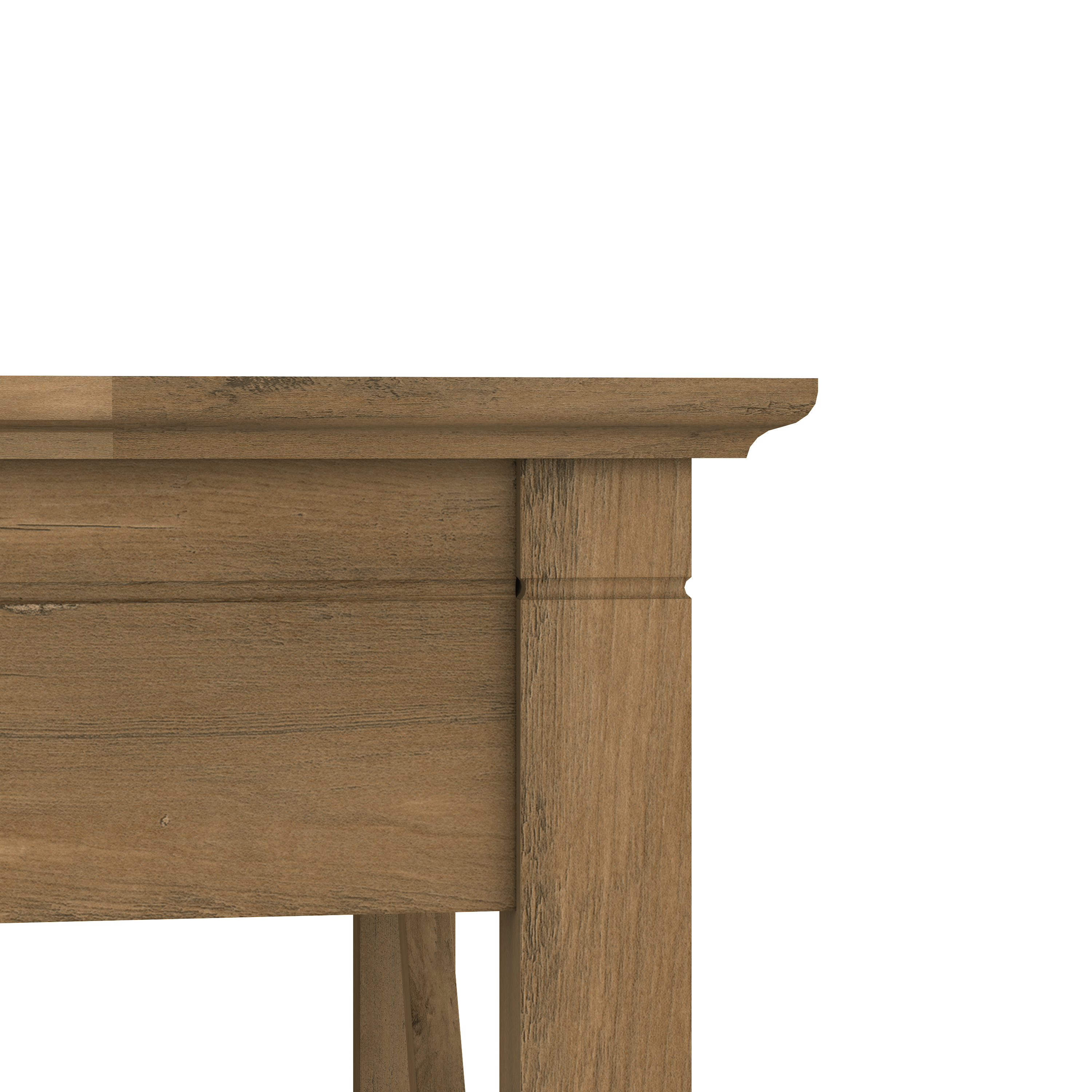 Shop Bush Furniture Key West Nightstand with Drawer 09 KWT120RCP-Z #color_reclaimed pine