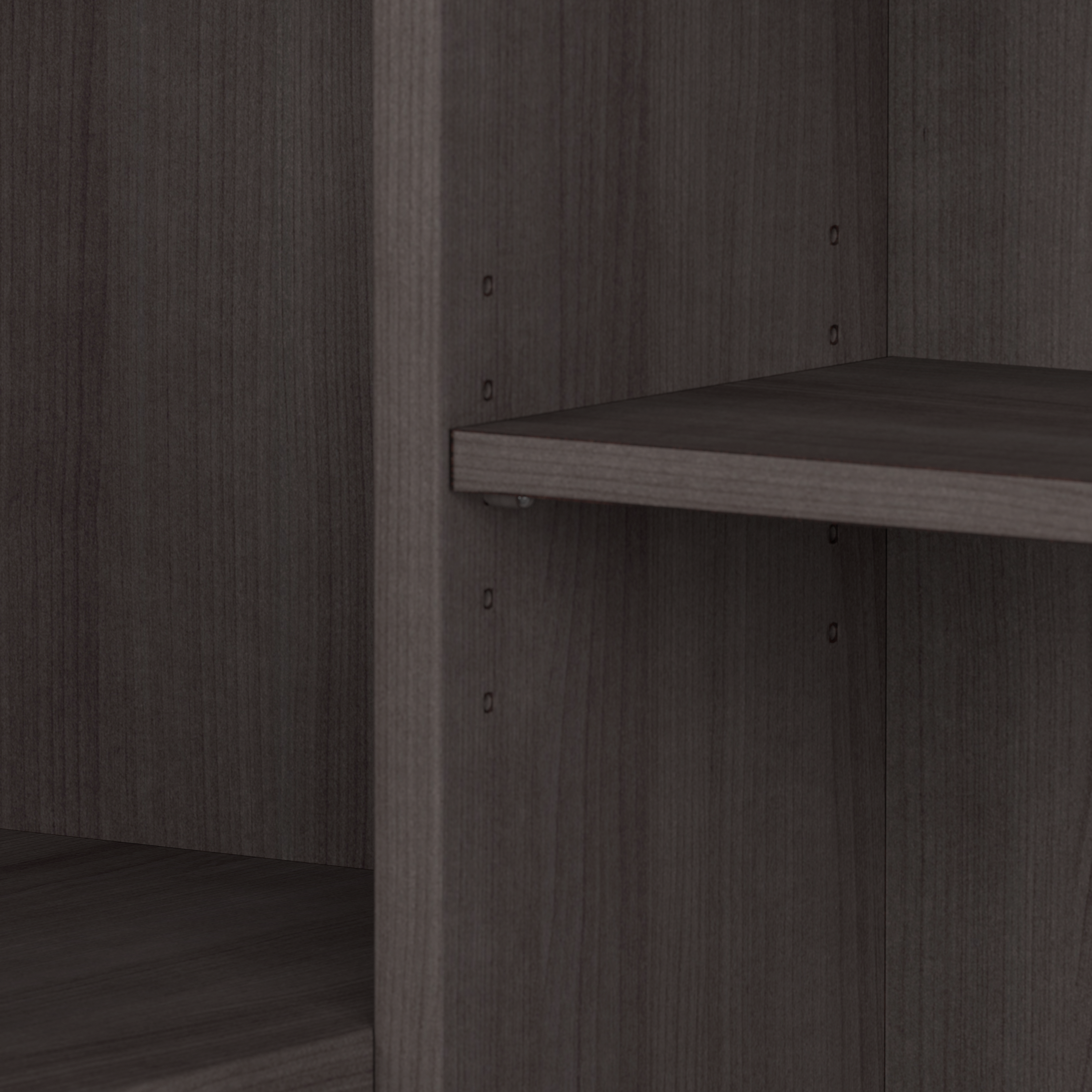 Shop Bush Business Furniture Studio C 72W Privacy Desk with Shelves 05 SCD572SGK #color_storm gray