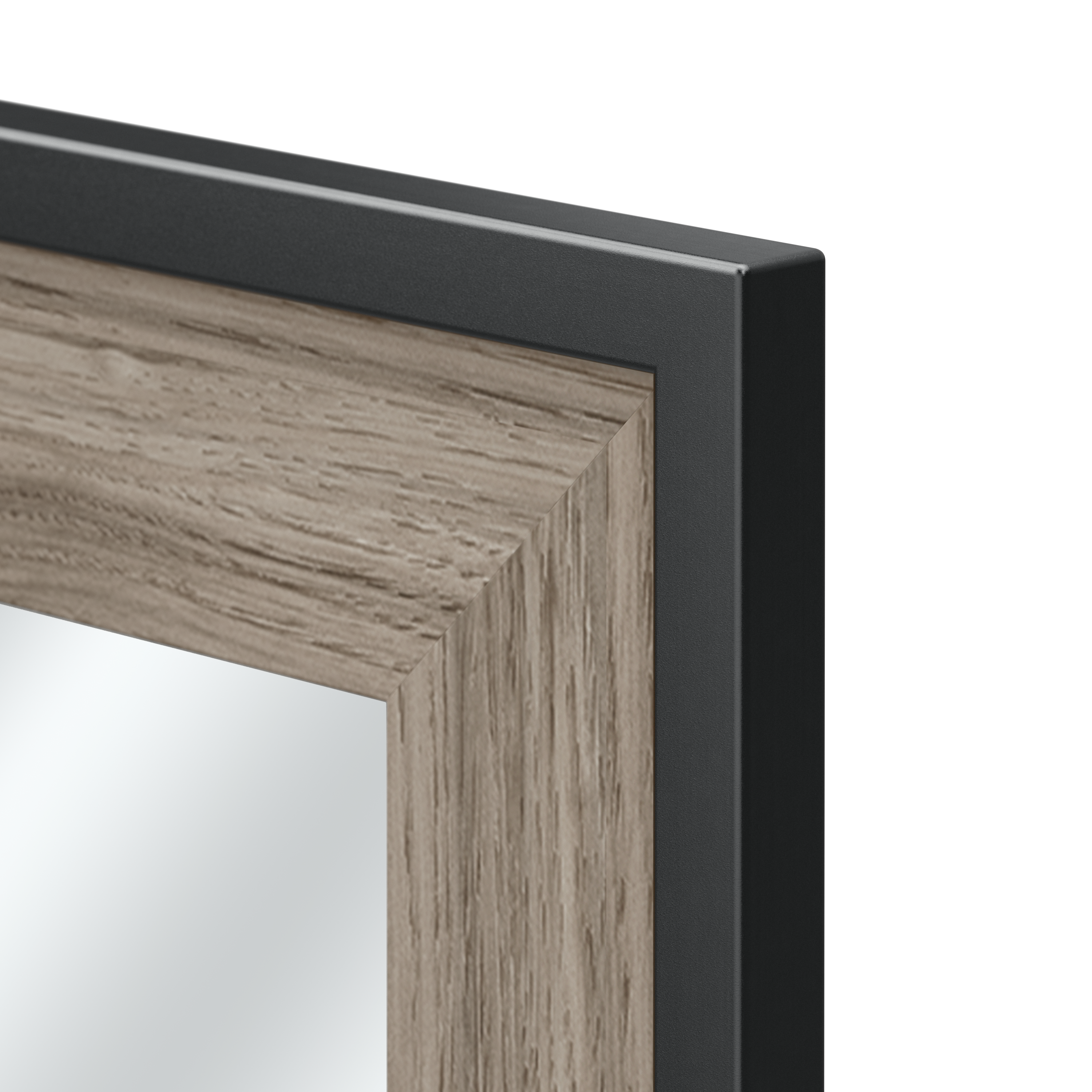 Shop Bush Furniture Atria Bedroom Mirror 07 ARA130MH #color_modern hickory