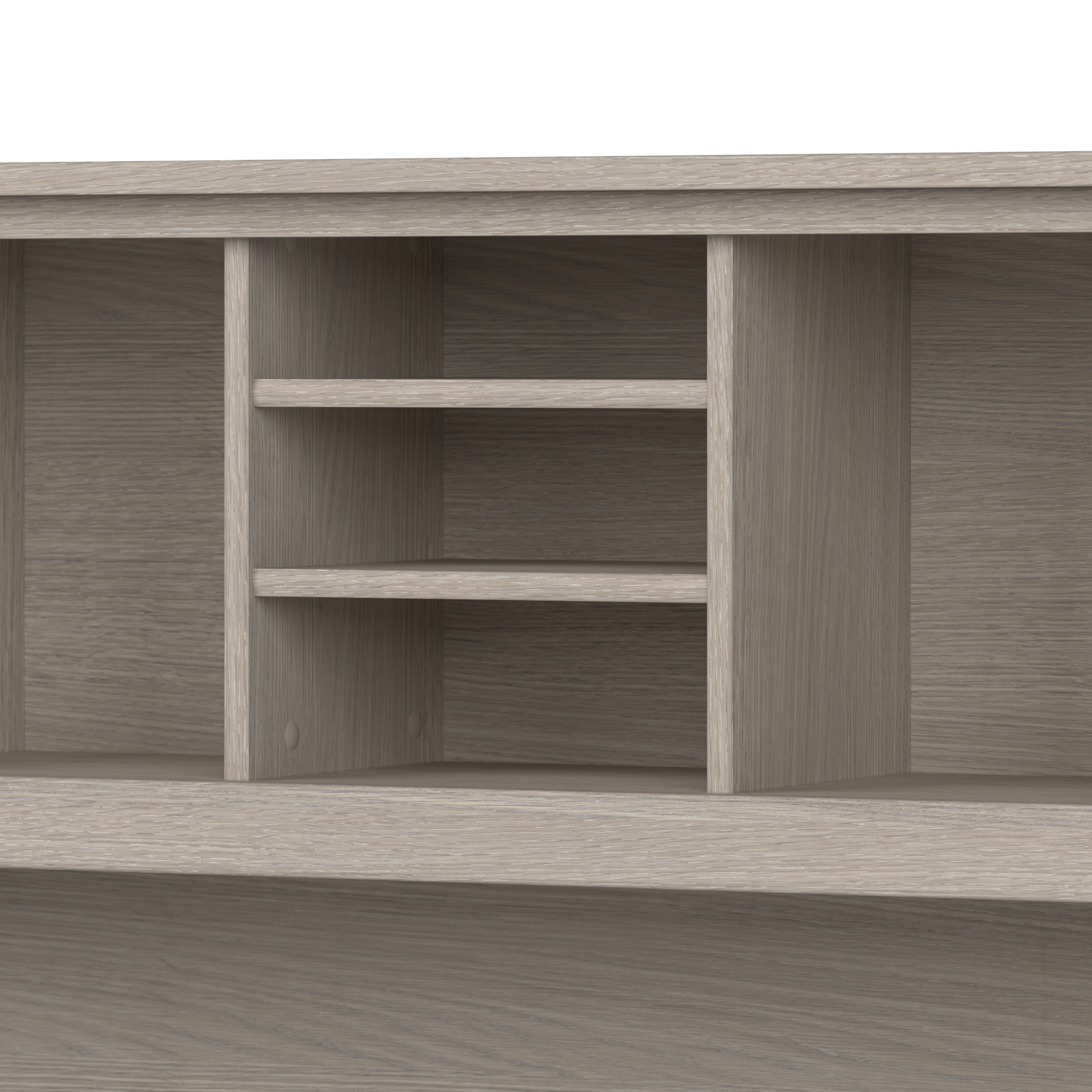 Shop Bush Furniture Somerset 72W L Shaped Desk with Hutch and 5 Shelf Bookcase 09 SET011SO #color_sand oak