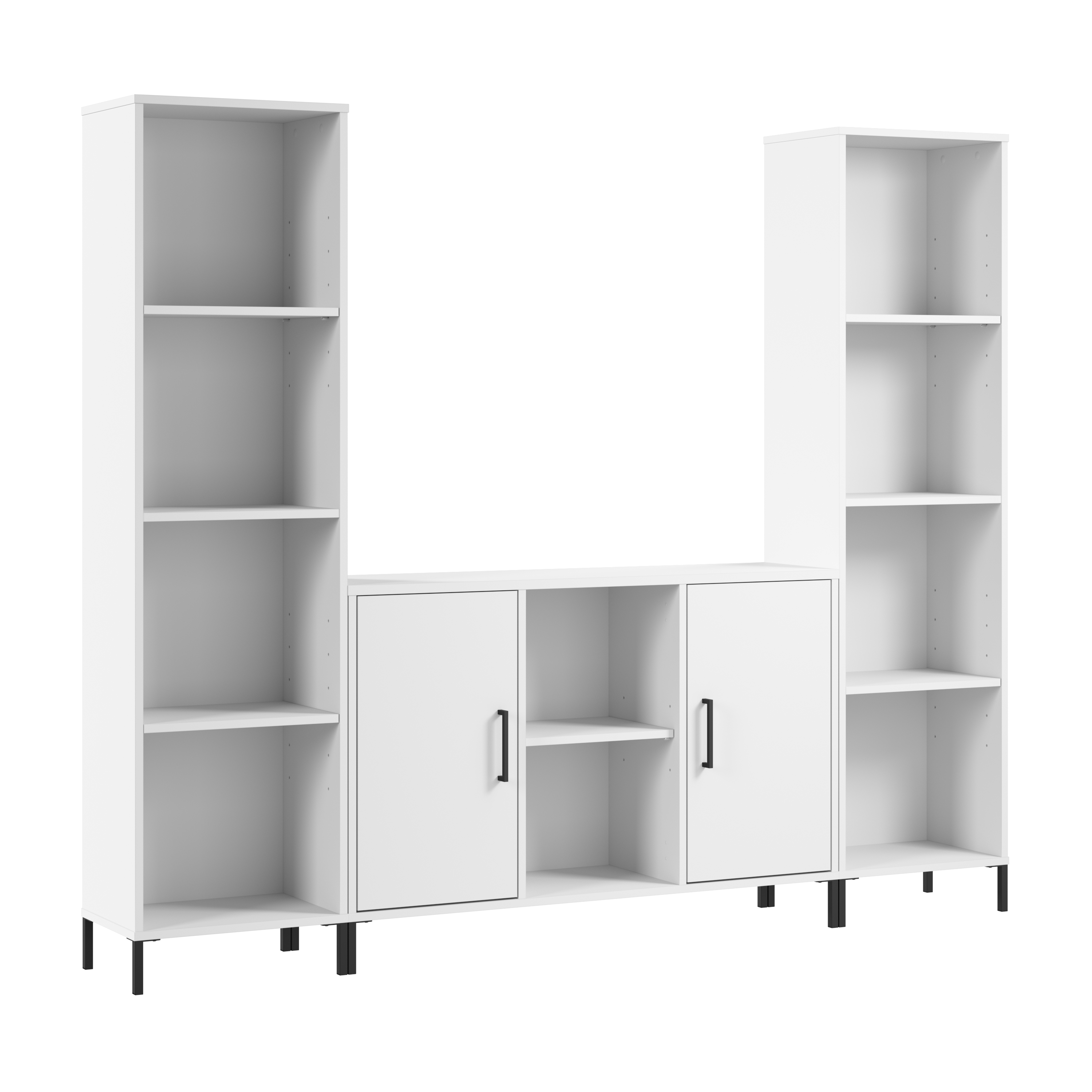 Shop Bush Furniture Essence 77W Entertainment Center 02 ESE001WH #color_white