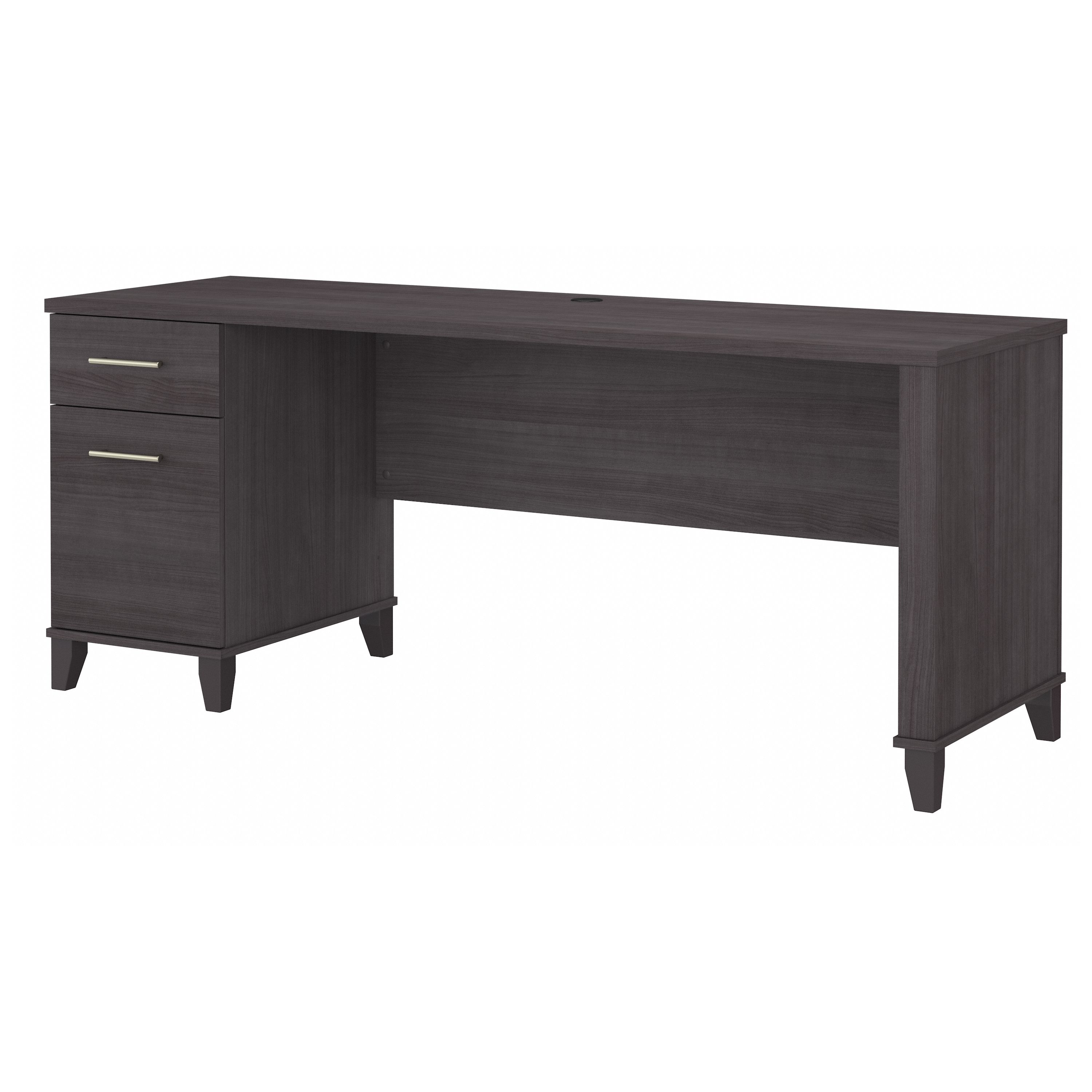 Shop Bush Furniture Somerset 72W Office Desk with Drawers 02 WC81572 #color_storm gray