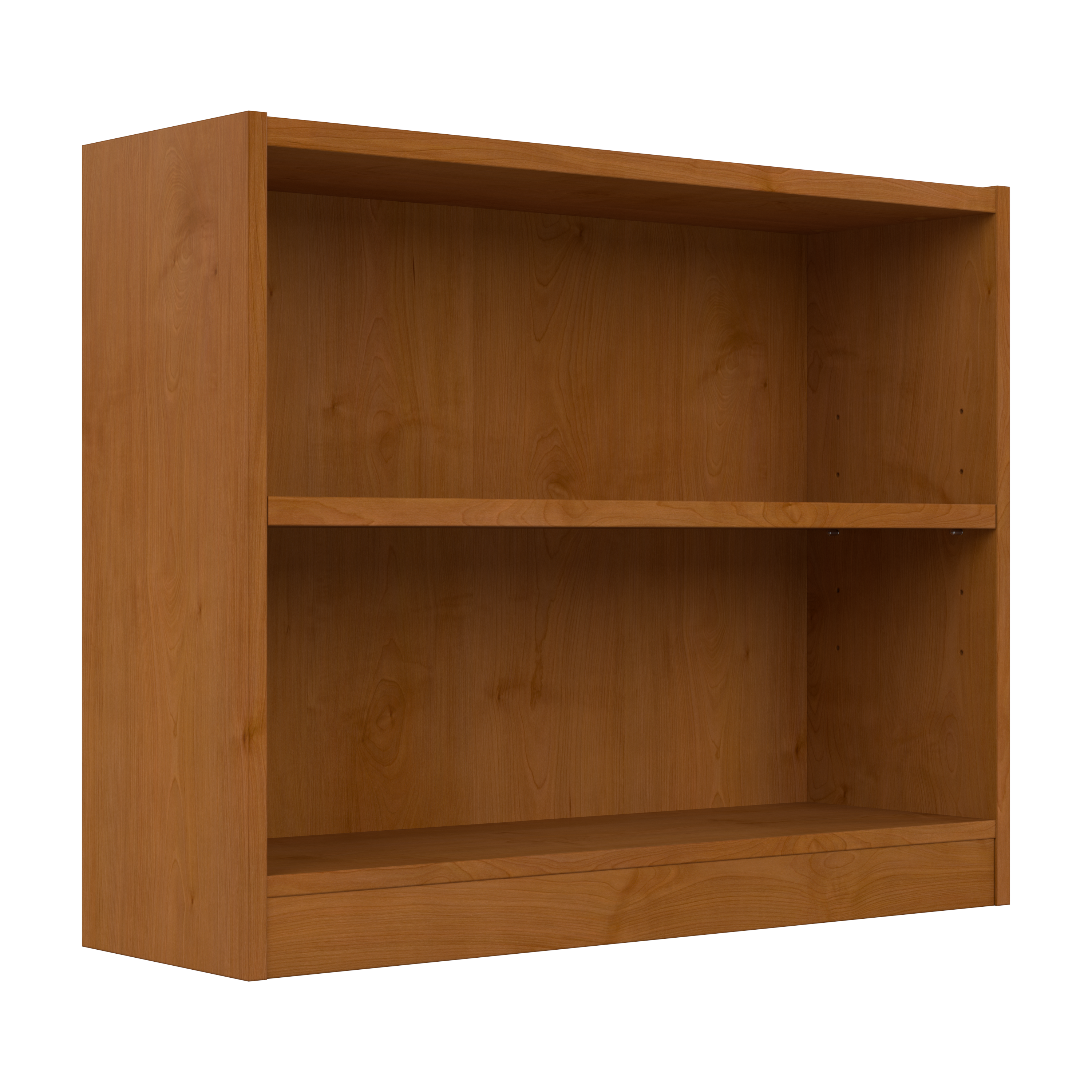 Shop Bush Furniture Universal Small 2 Shelf Bookcase 02 WL12466 #color_natural cherry