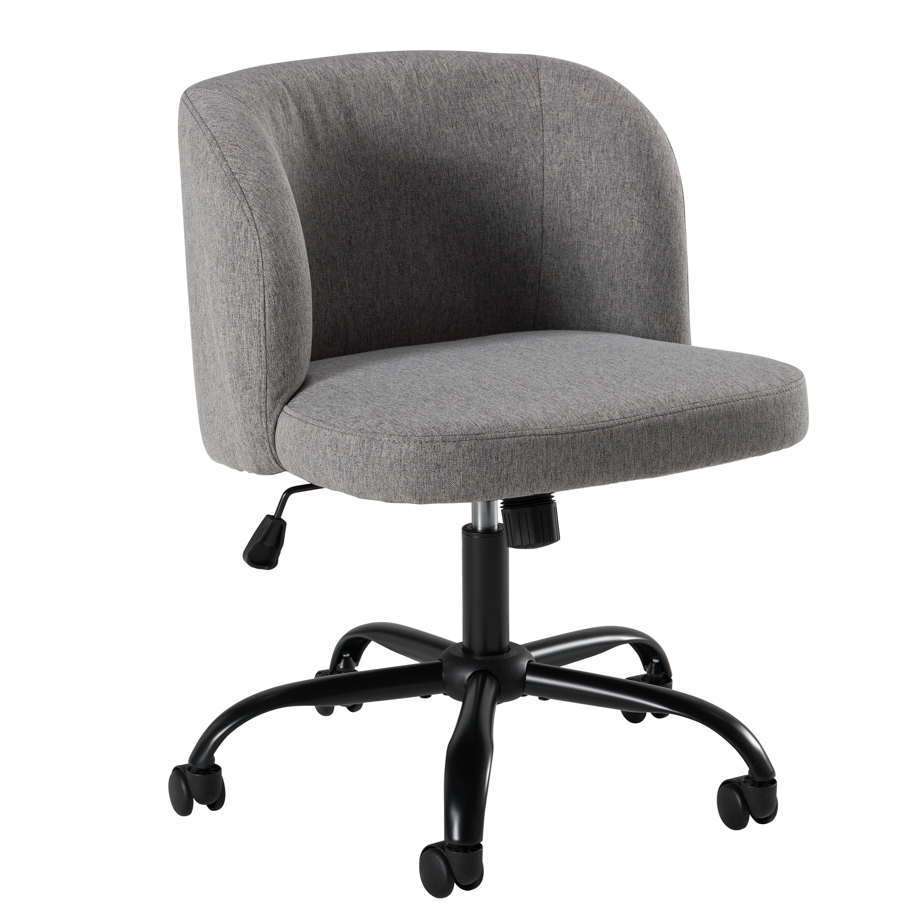 Shop Bush Furniture Pembroke Armless Desk Chair for Home Office 02 CH4301WGF-03 #color_warm gray fabric