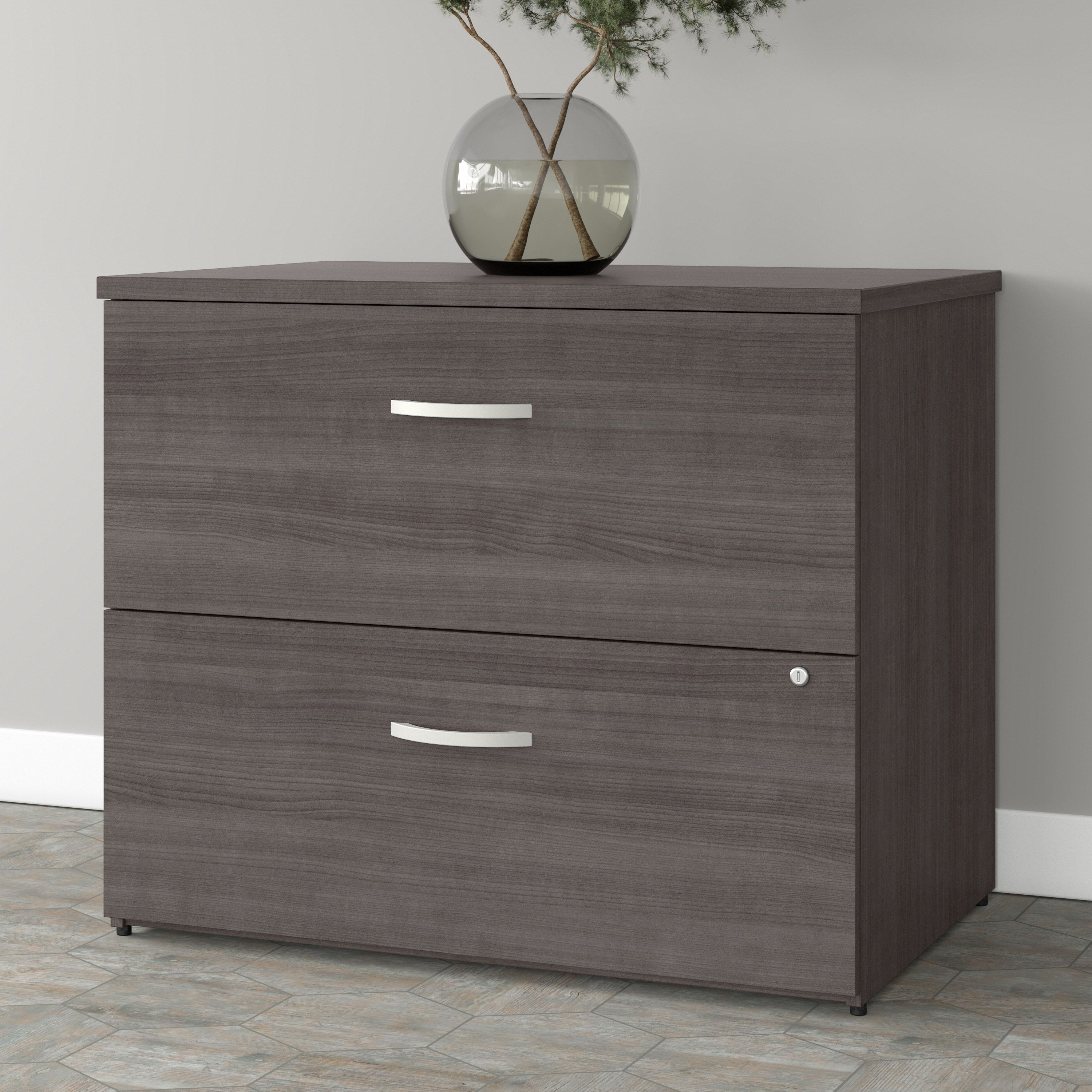 Shop Bush Business Furniture Studio A 2 Drawer Lateral File Cabinet - Assembled 01 SDF136SGSU-Z #color_storm gray