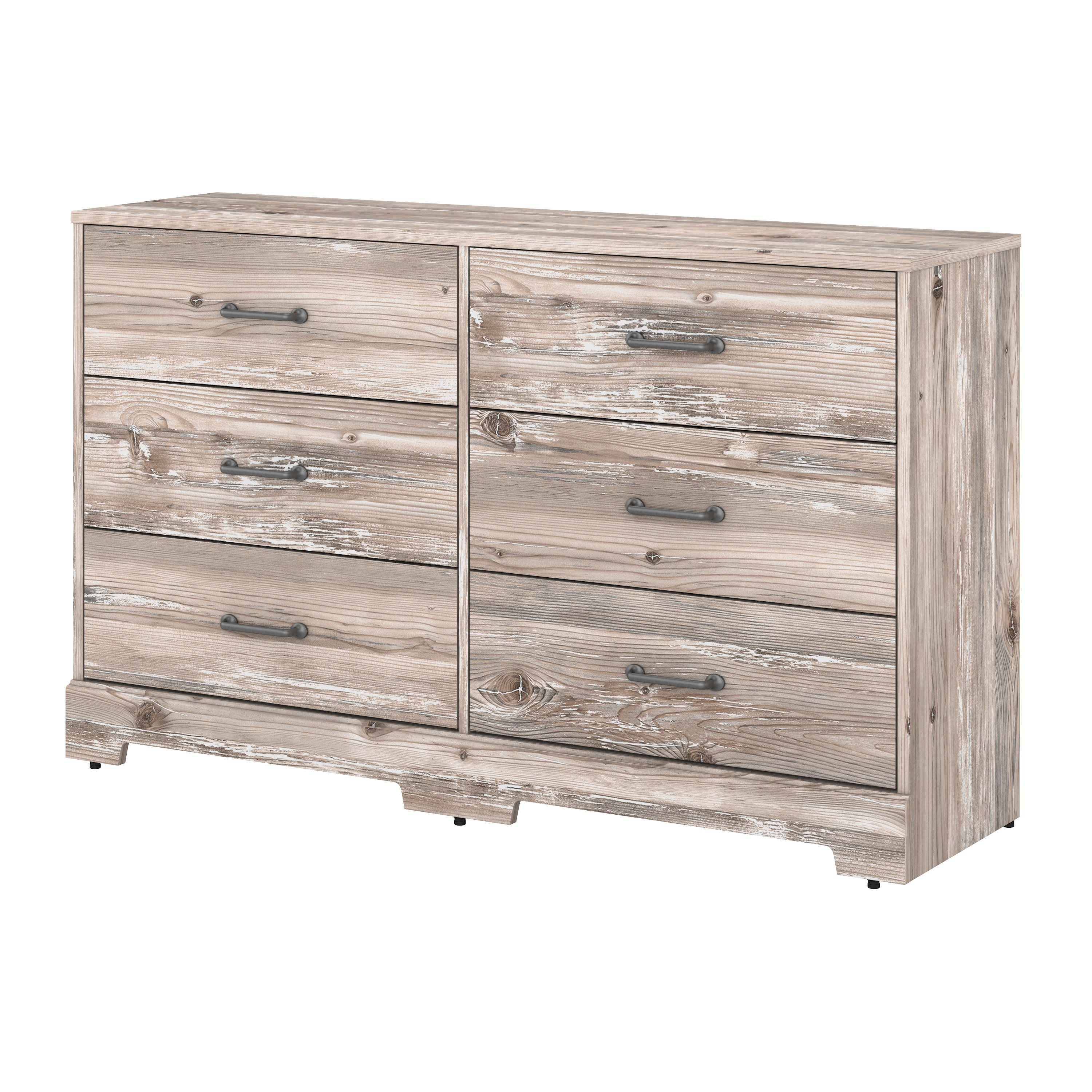 Shop Bush Furniture River Brook Tip Guard 6 Drawer Dresser 02 RBS160BNK #color_barnwood