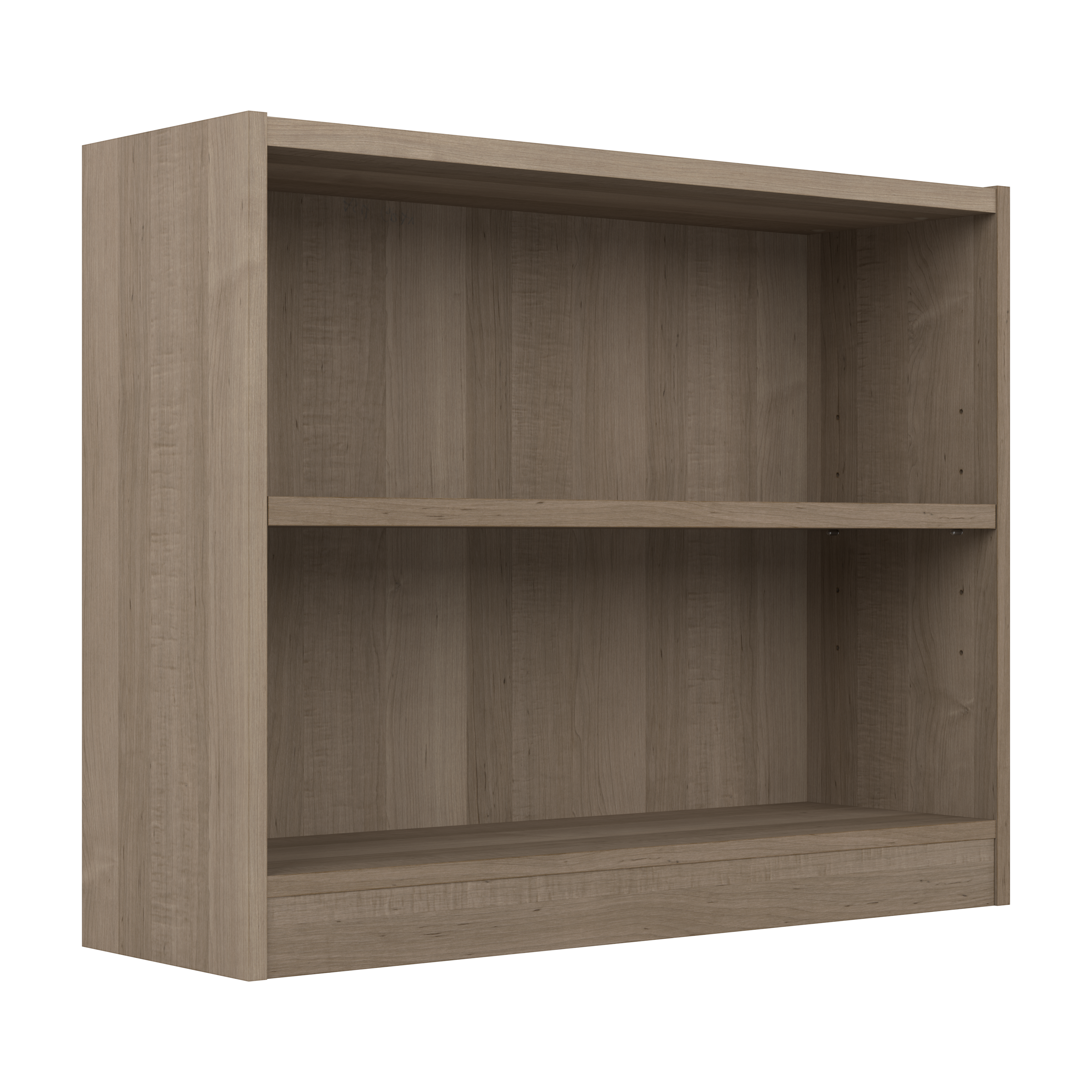 Shop Bush Furniture Universal Small 2 Shelf Bookcase 02 WL12426 #color_ash gray