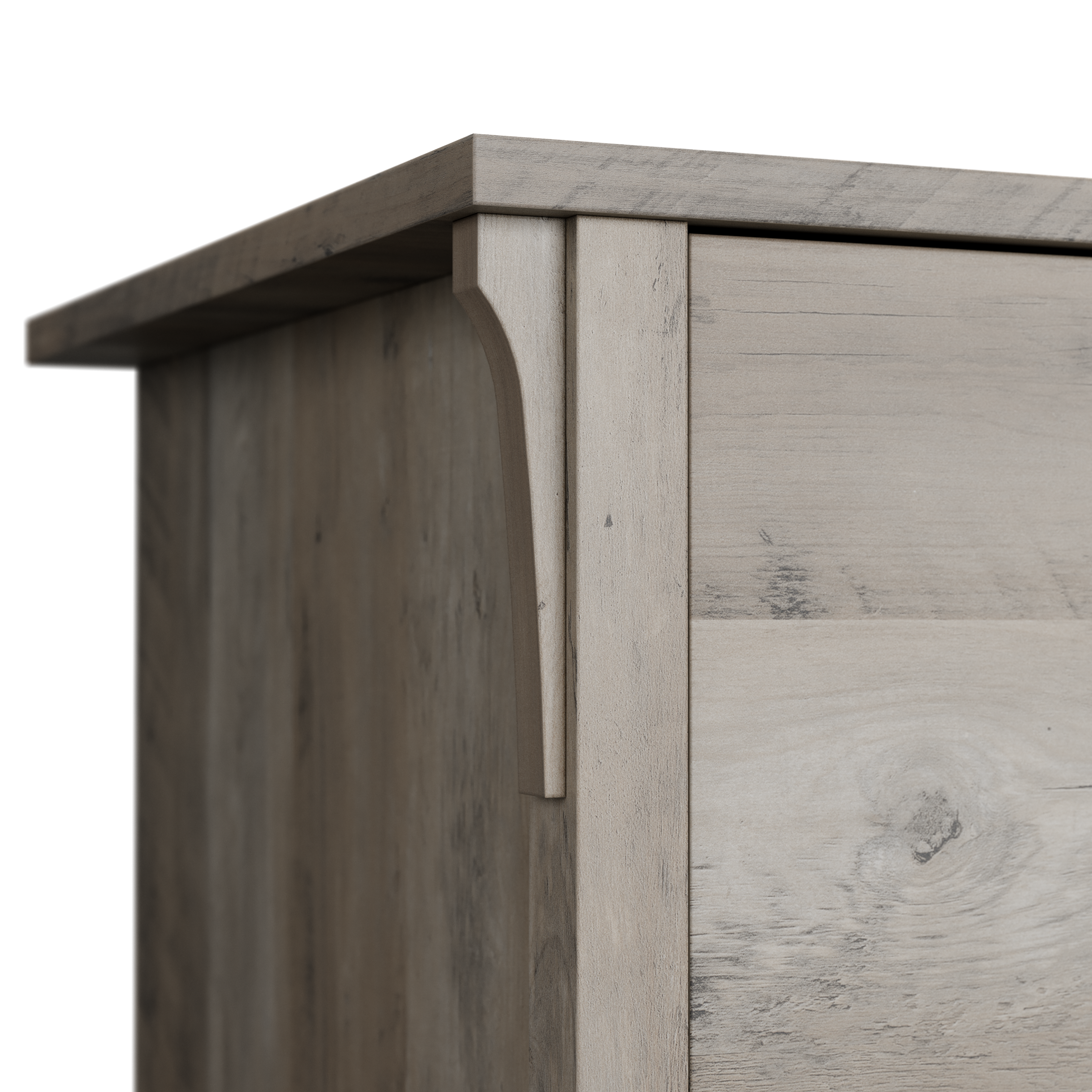 Shop Bush Furniture Salinas Tall 5 Shelf Bookcase - Set of 2 07 SAL036DG #color_driftwood gray