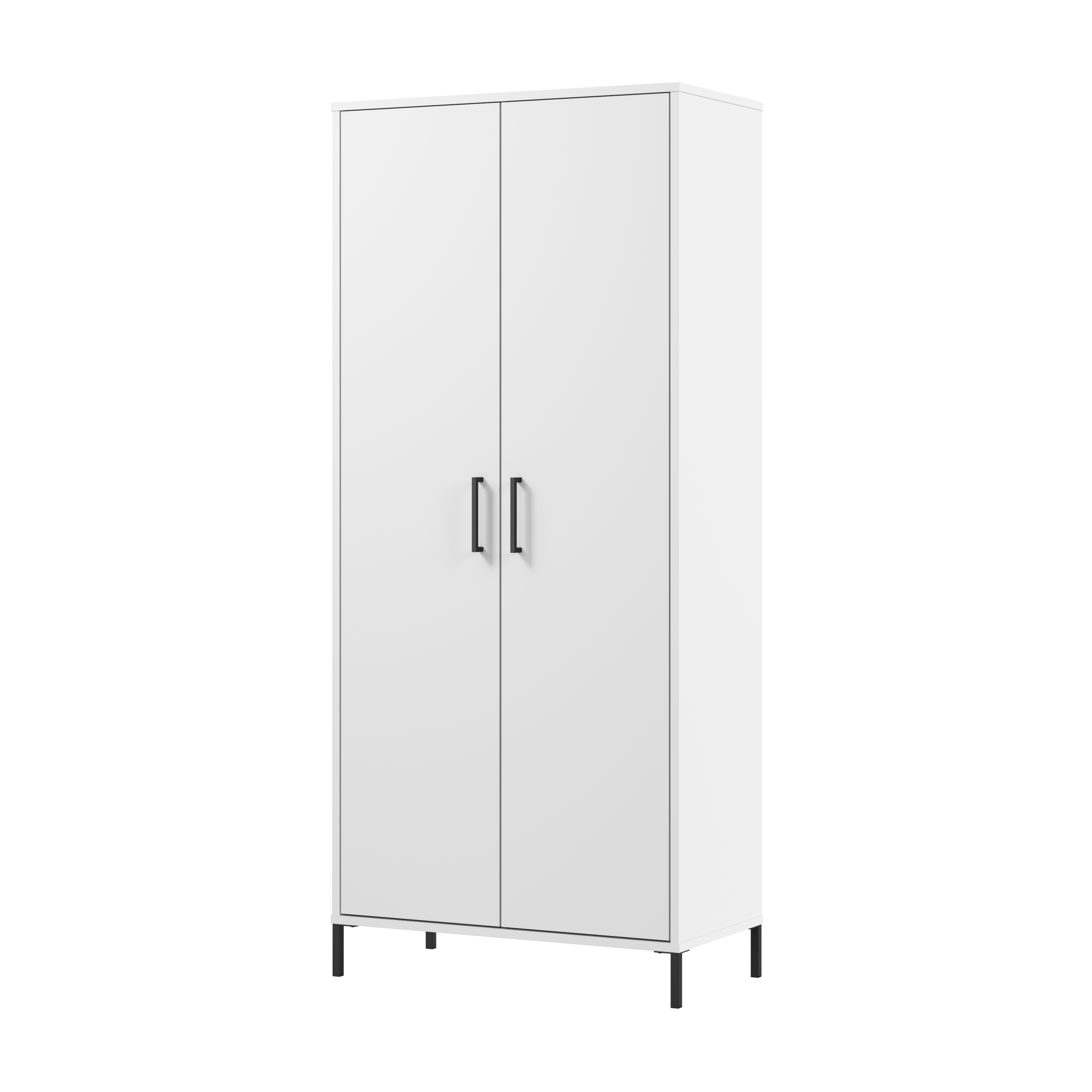 Shop Bush Furniture Soho Kitchen Pantry Cabinet 02 SHS129WH-Z1 #color_white