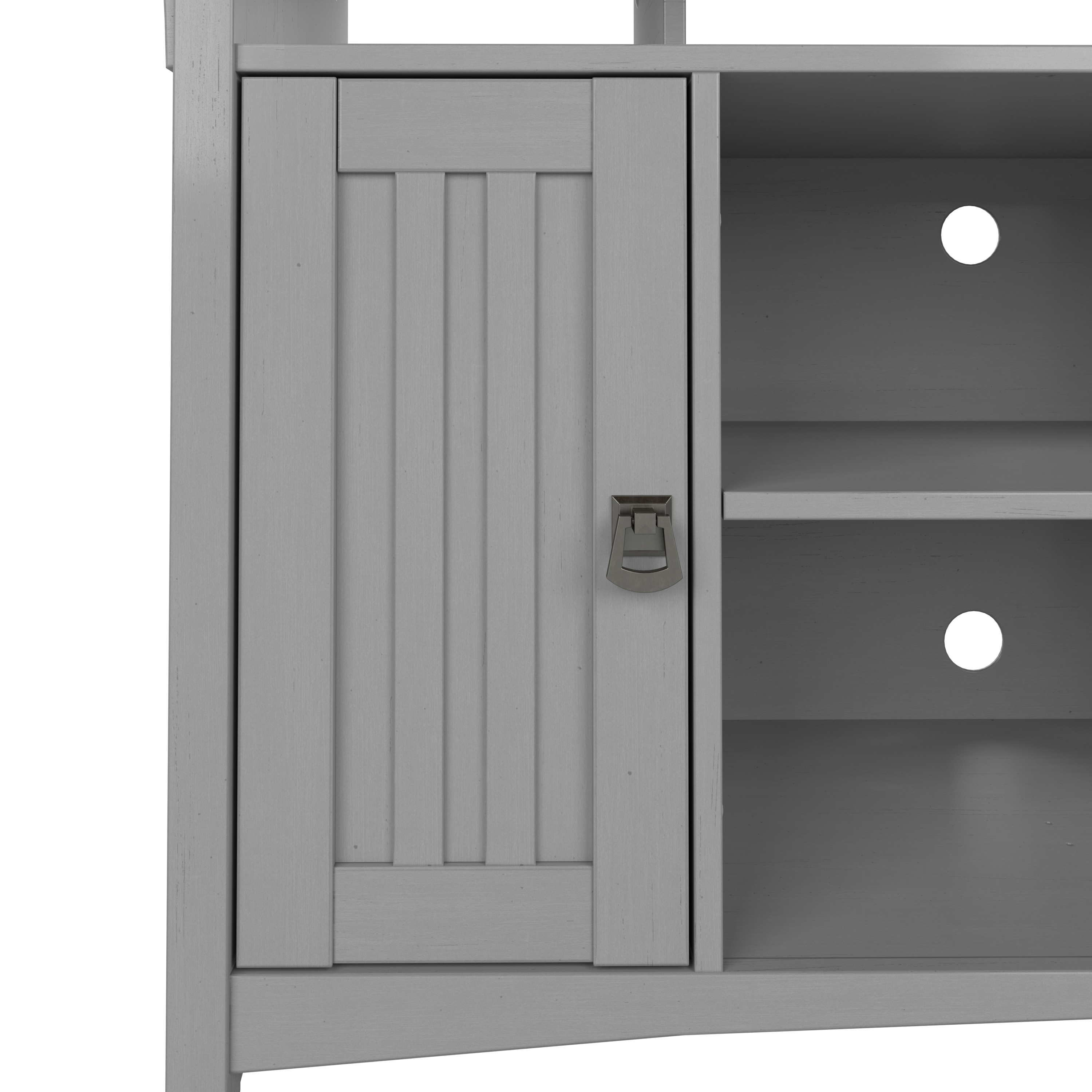 Shop Bush Furniture Salinas Accent Storage Cabinet with Doors 07 SAS147CG-03 #color_cape cod gray