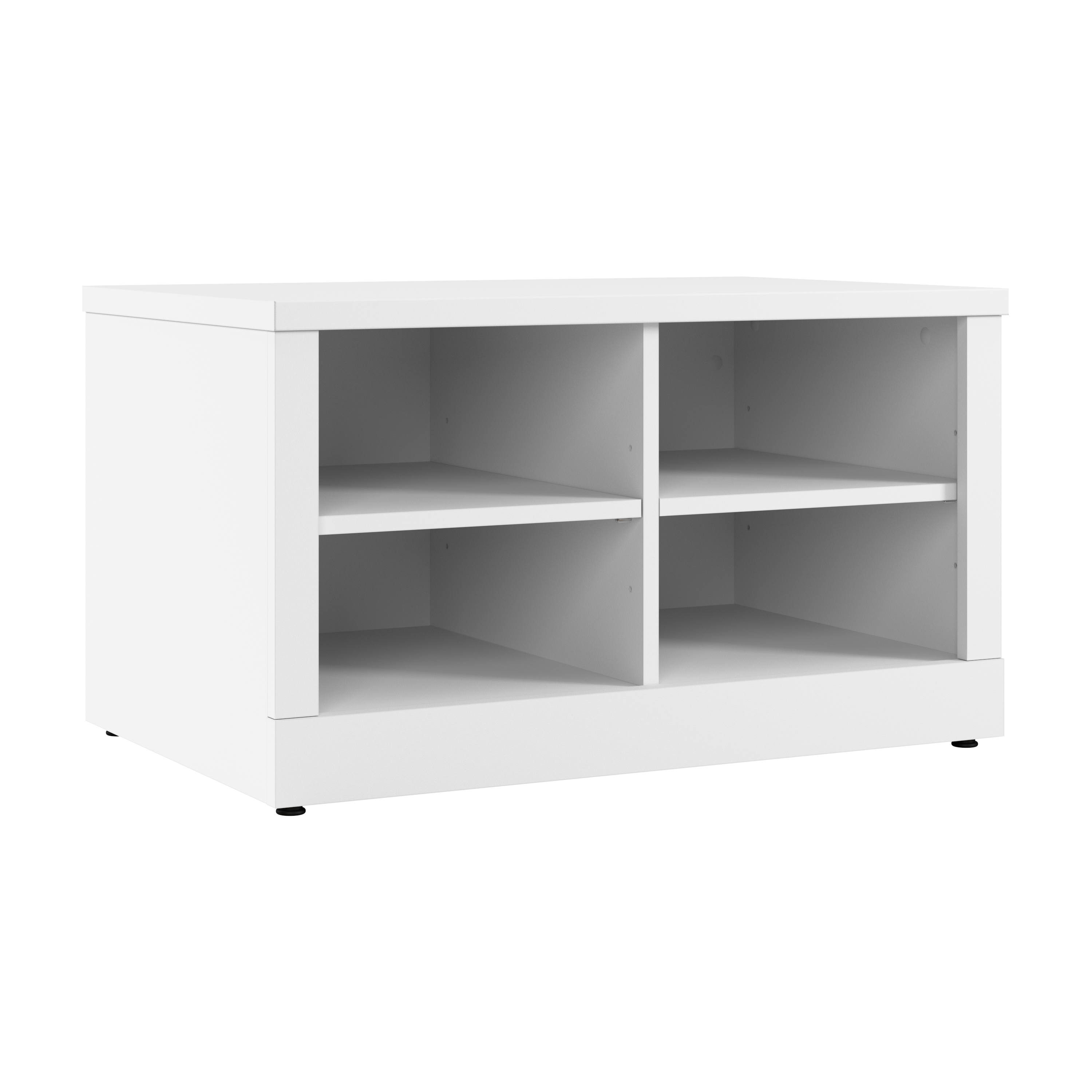 Shop Bush Furniture Hampton Heights 30W Shoe Bench 02 HHS530WH #color_white