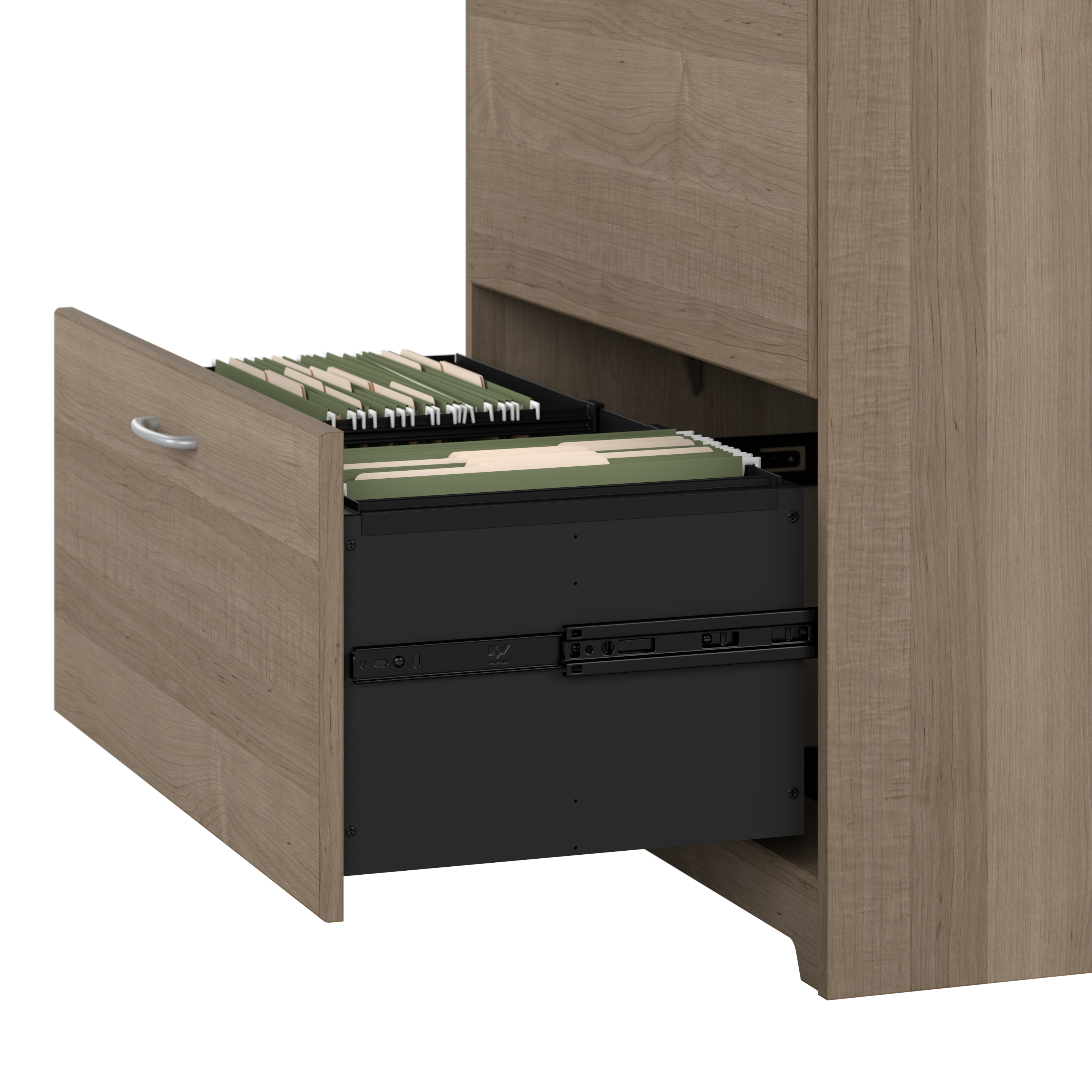 Shop Bush Furniture Cabot 2 Drawer Lateral File Cabinet 07 WC31280 #color_ash gray