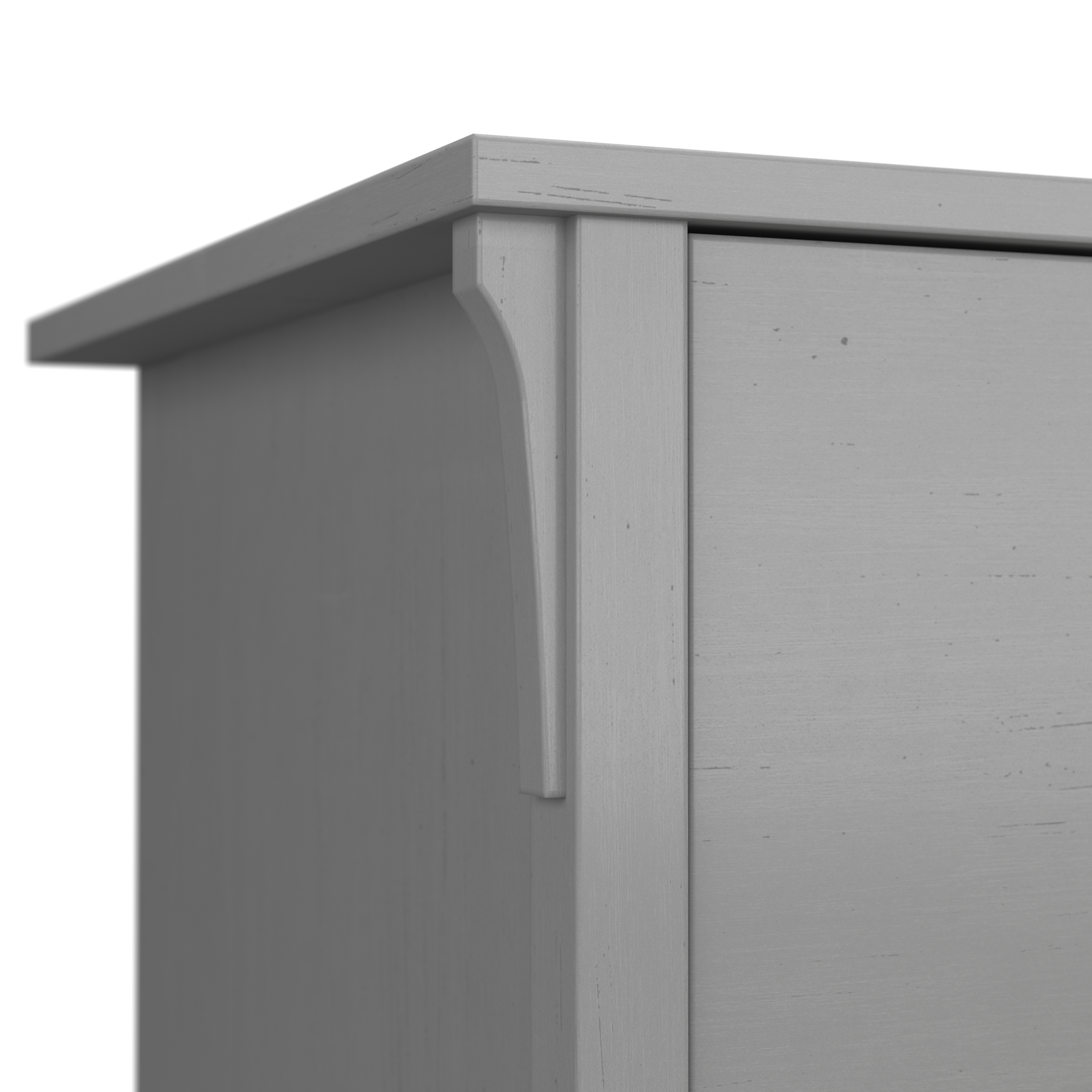 Shop Bush Furniture Salinas 60W L Shaped Desk with Storage 09 SAD160CG-03 #color_cape cod gray