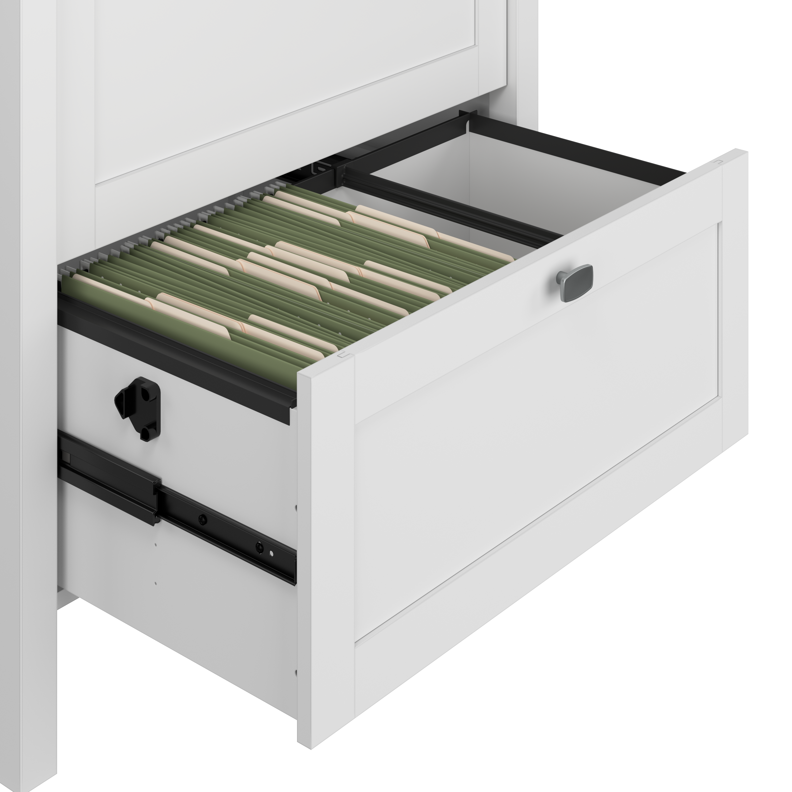 Shop Bush Furniture Broadview 2 Drawer Lateral File Cabinet 07 BDF131WH-03 #color_pure white