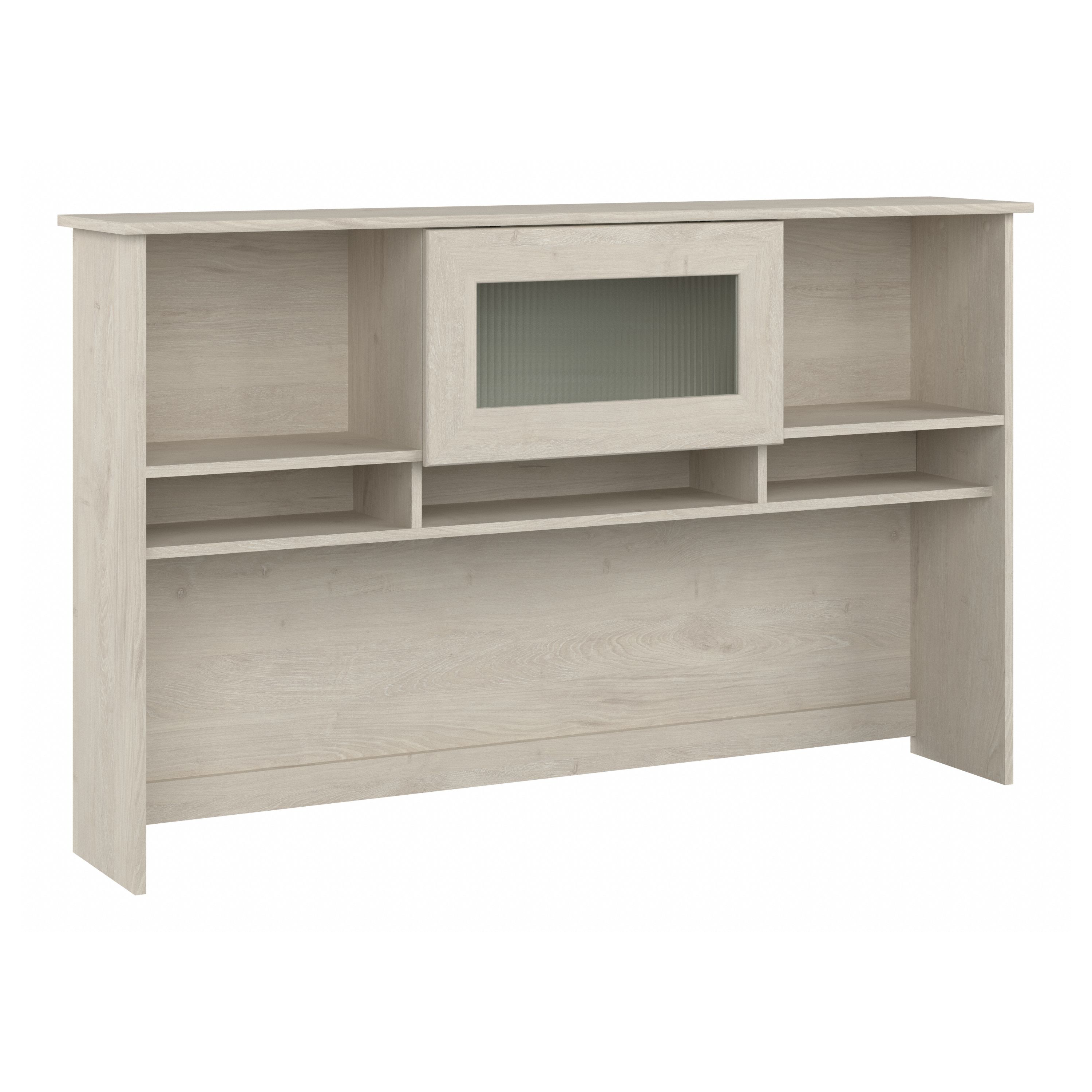 Shop Bush Furniture Cabot 60W Desk Hutch 02 WC31131 #color_linen white oak