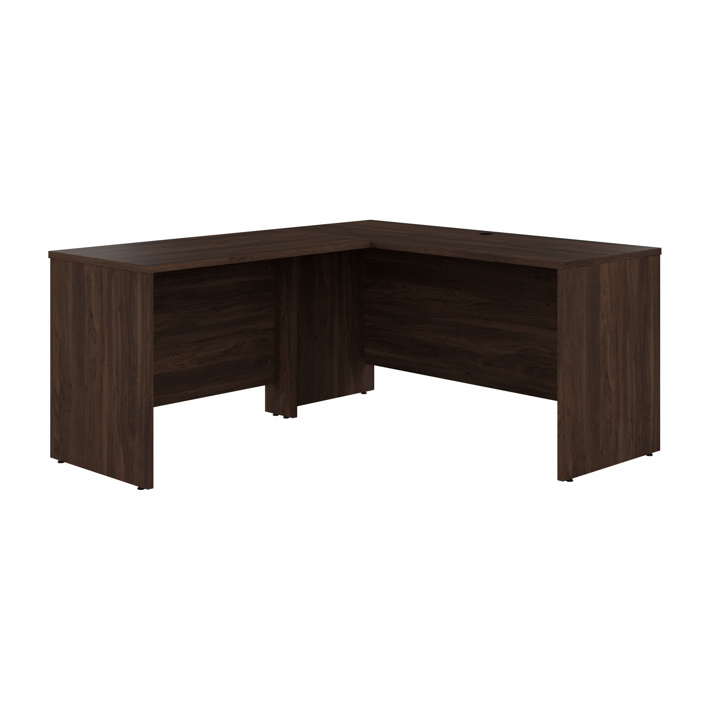 Shop Bush Business Furniture Studio C 60W x 24D L Shaped Desk with 42W Return 02 STC051BW #color_black walnut