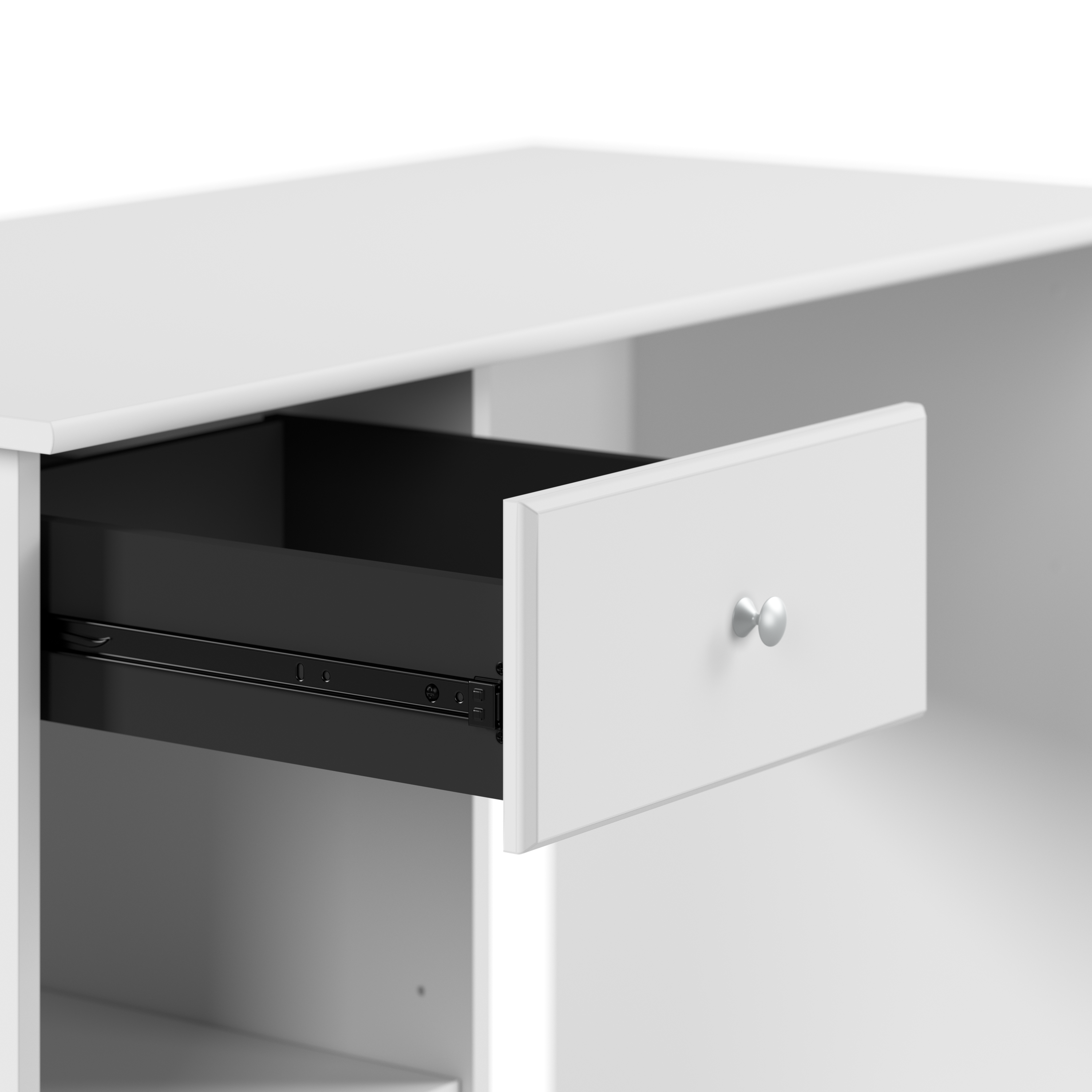 Shop Bush Furniture Cabot 48W Computer Desk with Storage 07 WC31947 #color_white