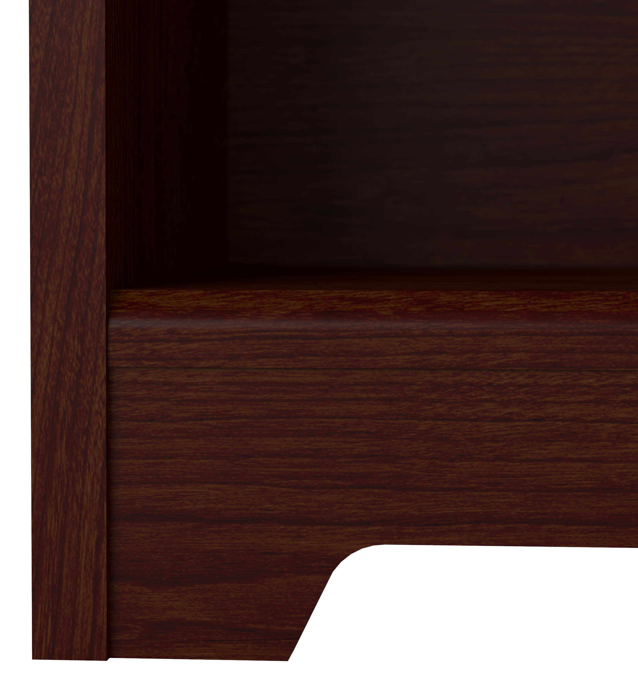 Shop Bush Furniture Cabot Tall 5 Shelf Bookcase 07 WC31466 #color_harvest cherry