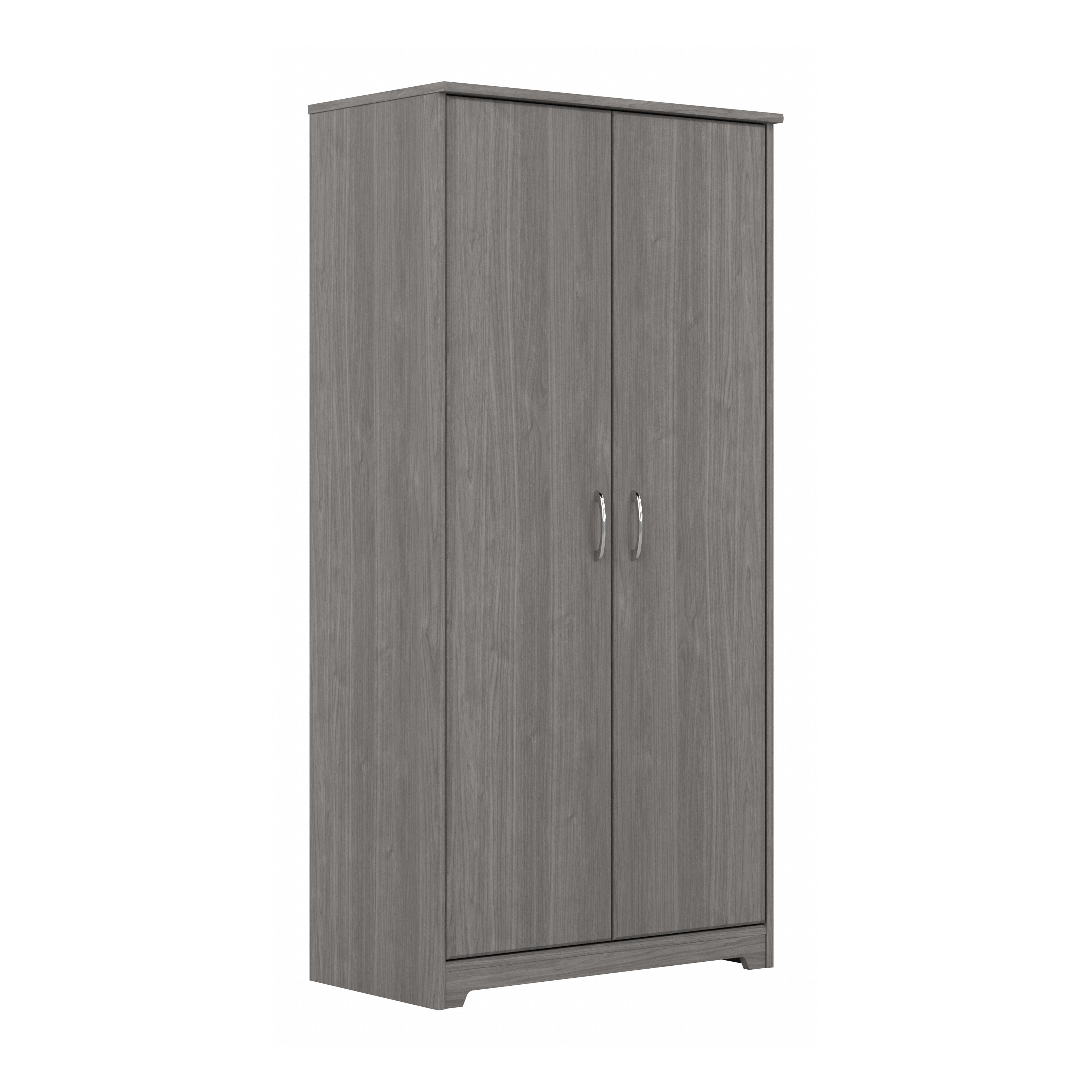 Shop Bush Furniture Cabot Tall Kitchen Pantry Cabinet with Doors 02 WC31399-Z #color_modern gray