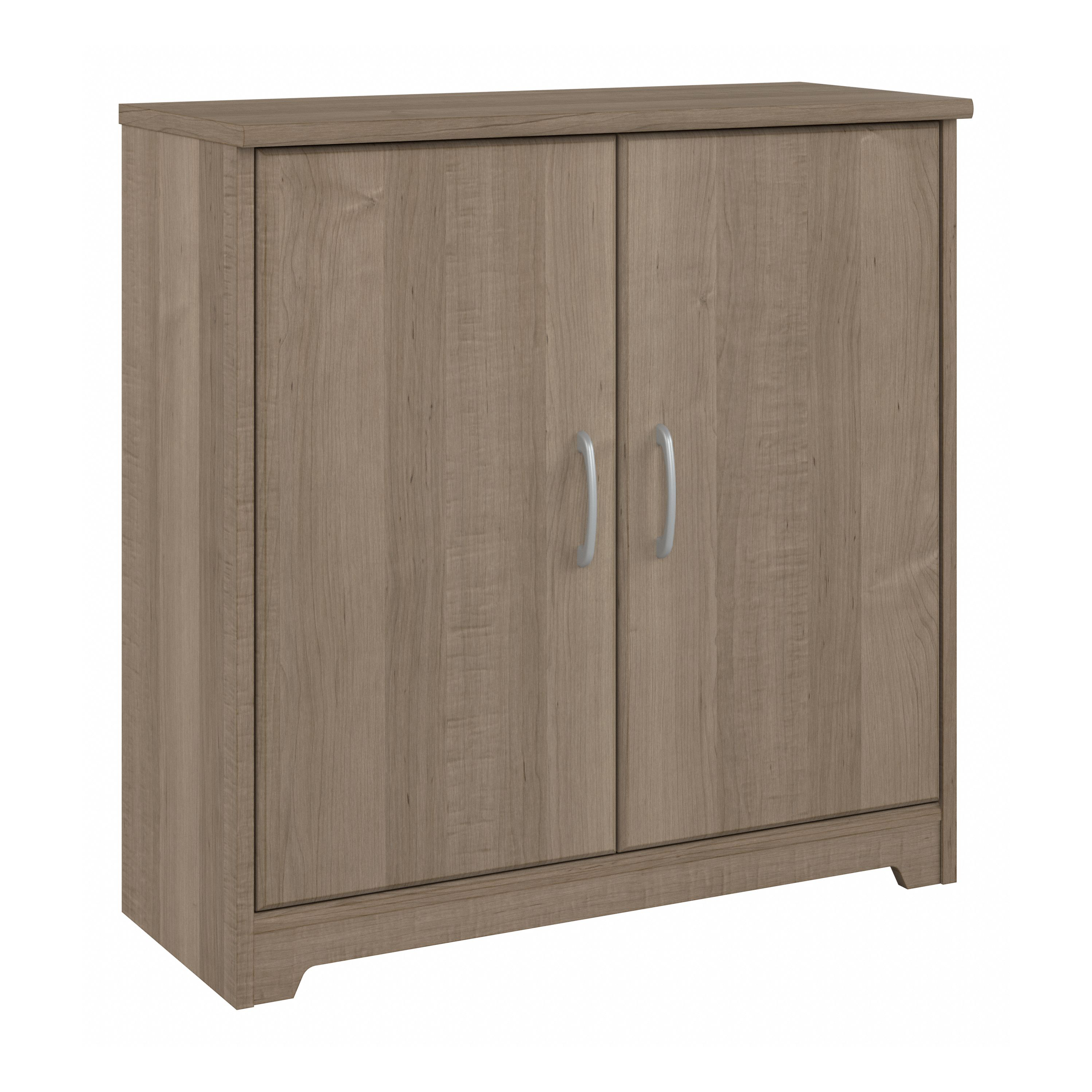 Shop Bush Furniture Cabot Small Entryway Cabinet with Doors 02 WC31298-Z #color_ash gray