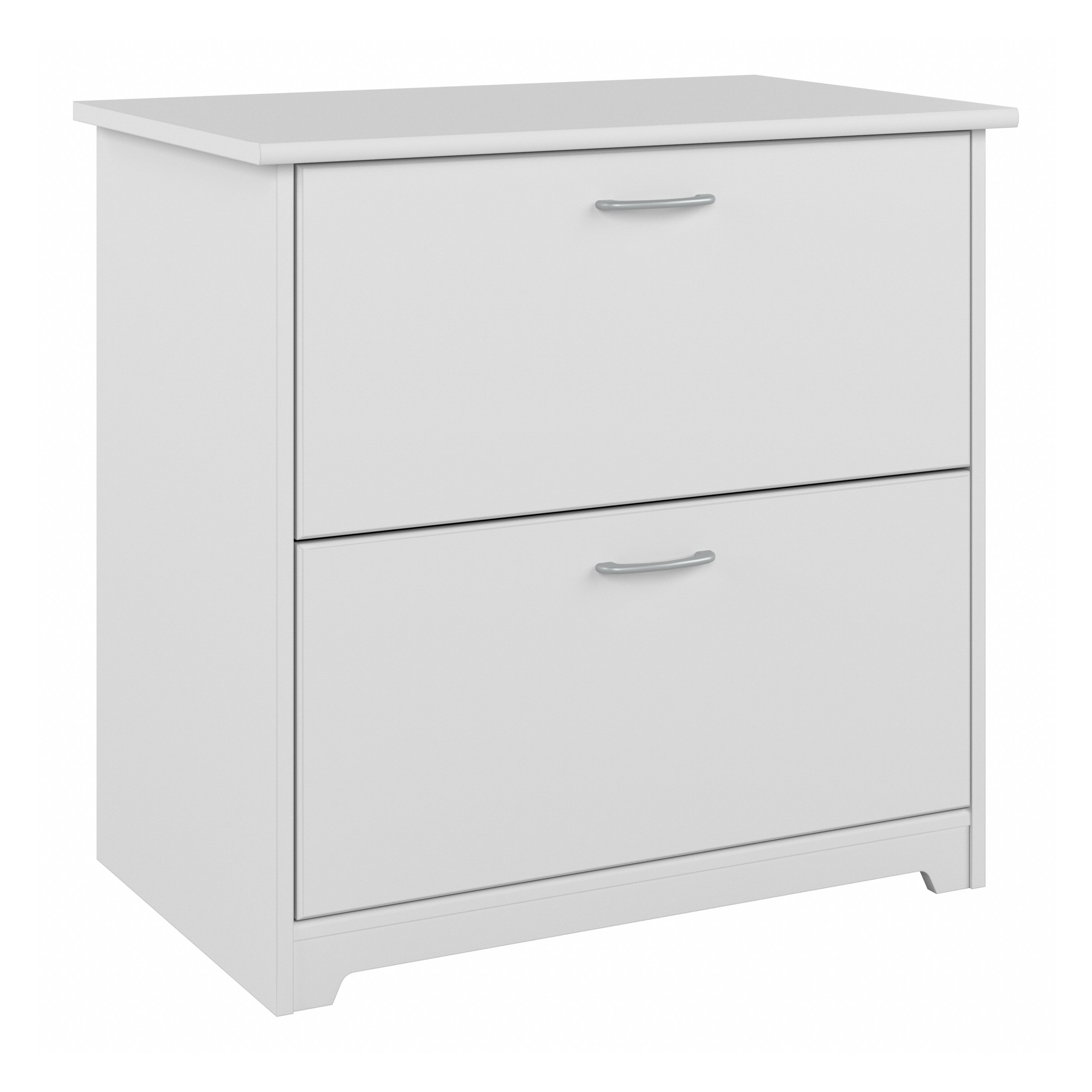 Shop Bush Furniture Cabot 2 Drawer Lateral File Cabinet 02 WC31980 #color_white