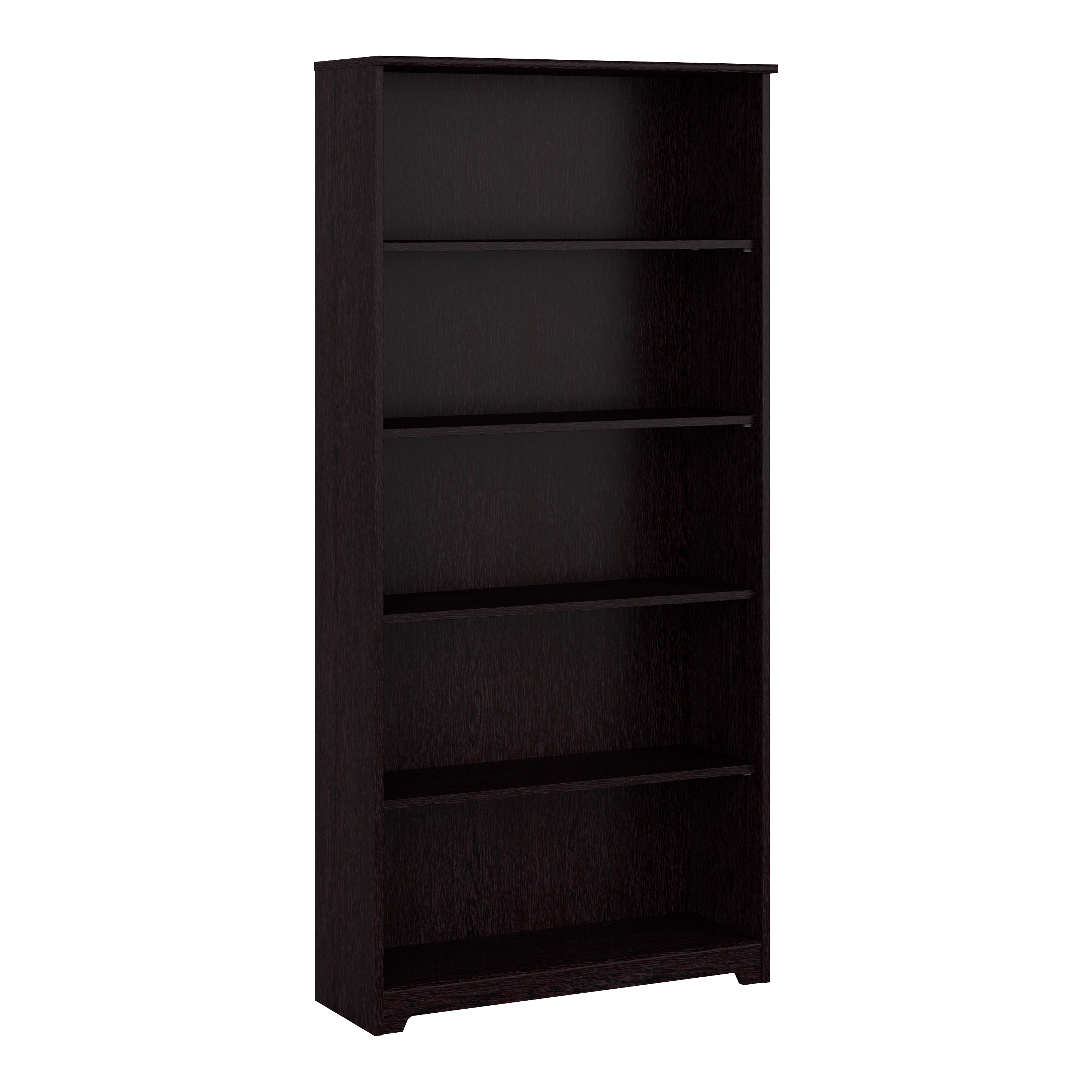 Shop Bush Furniture Cabot Tall 5 Shelf Bookcase 02 WC31866 #color_espresso oak