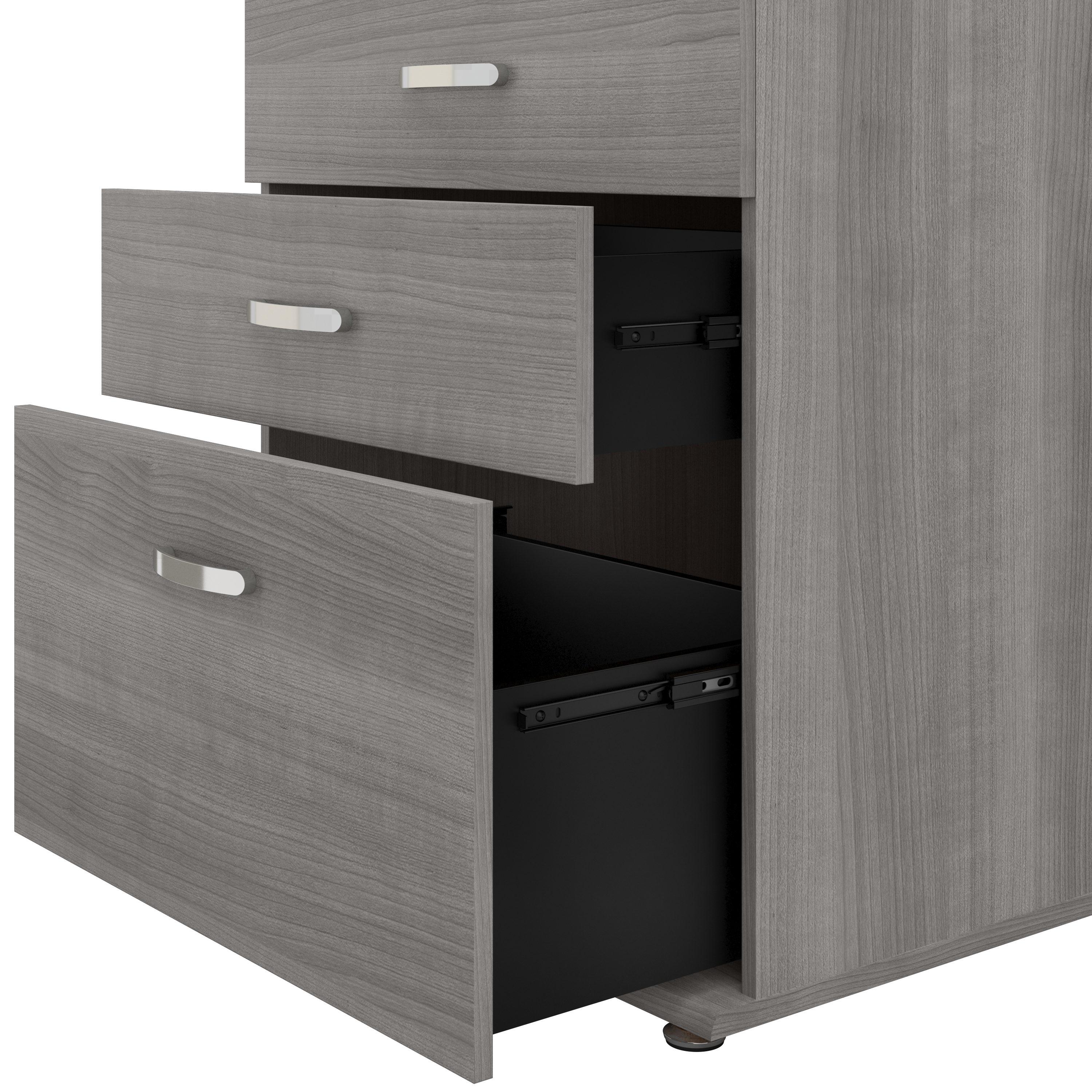 Shop Bush Business Furniture Universal Garage Storage Cabinet with Drawers 07 GAS328PG-Z #color_platinum gray