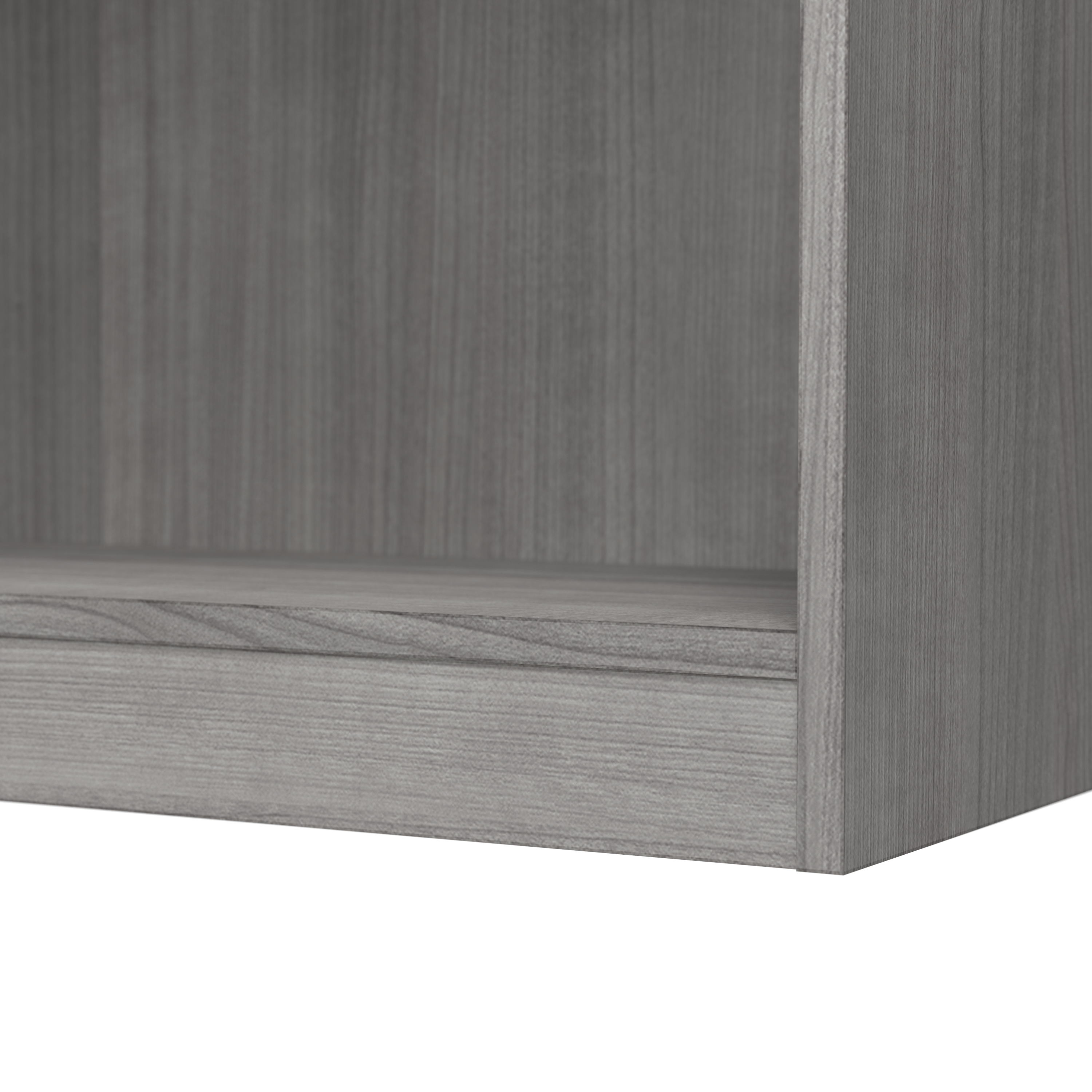 Shop Bush Furniture Universal Small 2 Shelf Bookcase 05 WL12456 #color_platinum gray