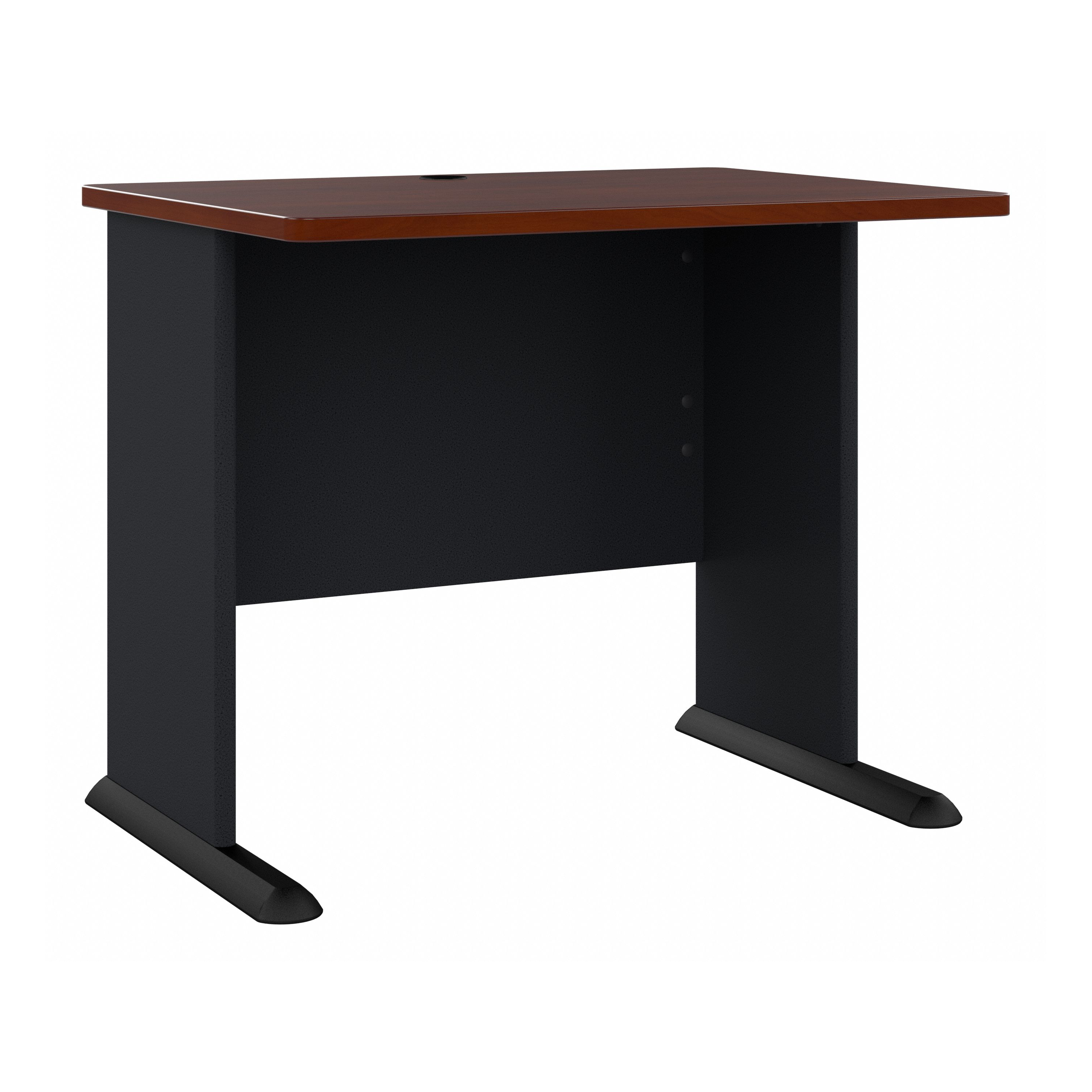 Shop Bush Business Furniture Series A 36W Desk 02 WC90436A #color_hansen cherry/galaxy