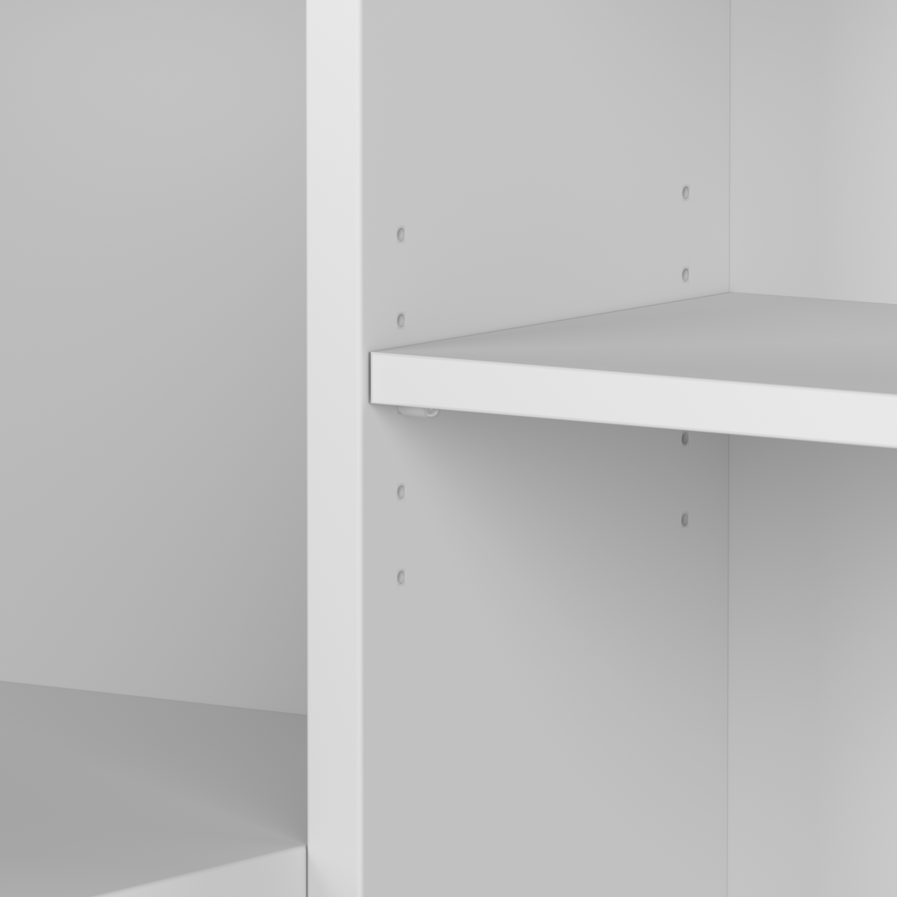 Shop Bush Business Furniture Studio C 72W Privacy Desk with Shelves 05 SCD572WHK #color_white