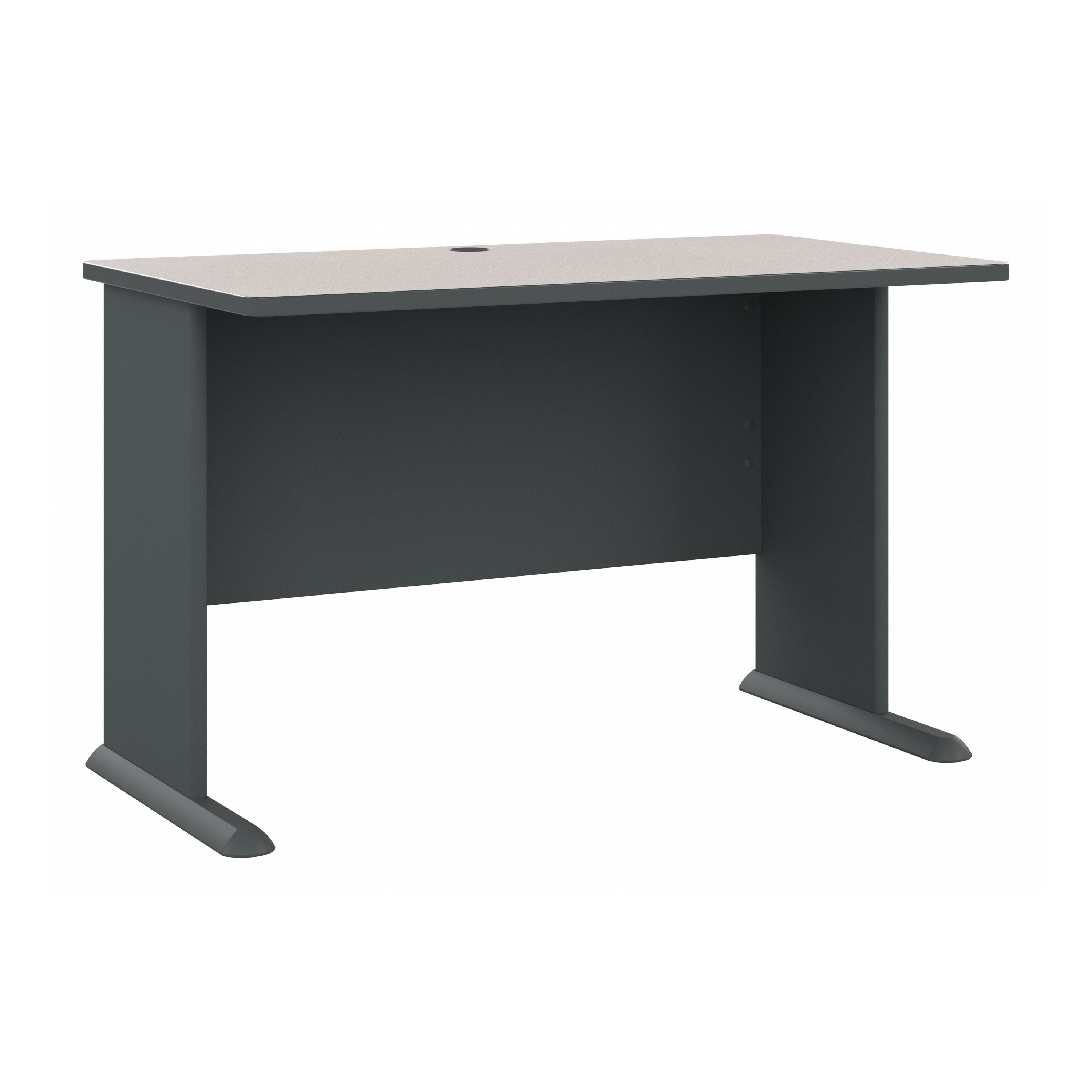 Shop Bush Business Furniture Series A 48W Desk 02 WC8448A #color_slate/white spectrum