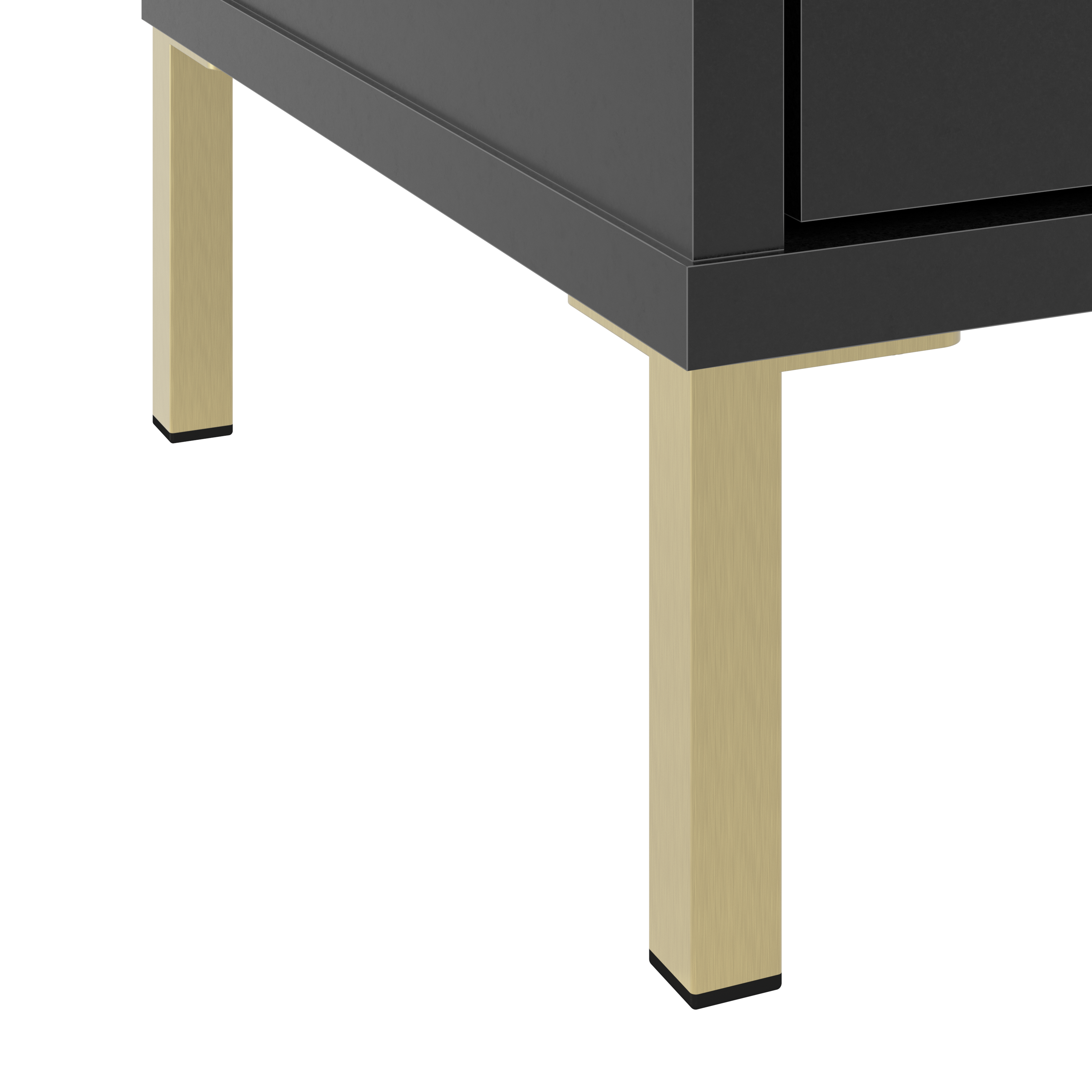 Shop Bush Furniture Soho 43W TV Stand 05 SHS143BL-Z1 #color_black stipple