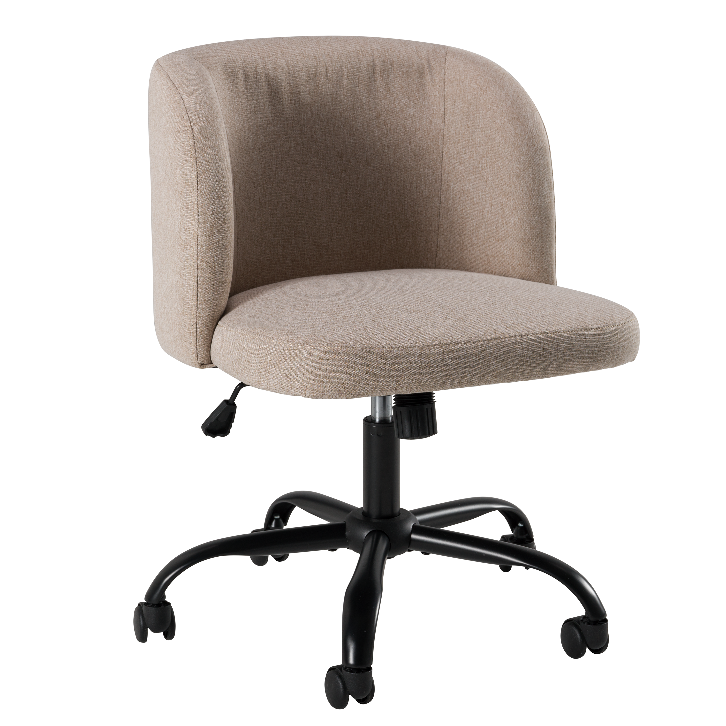 Shop Bush Furniture Pembroke Armless Desk Chair for Home Office 02 CH4301BGF-03 #color_beige fabric