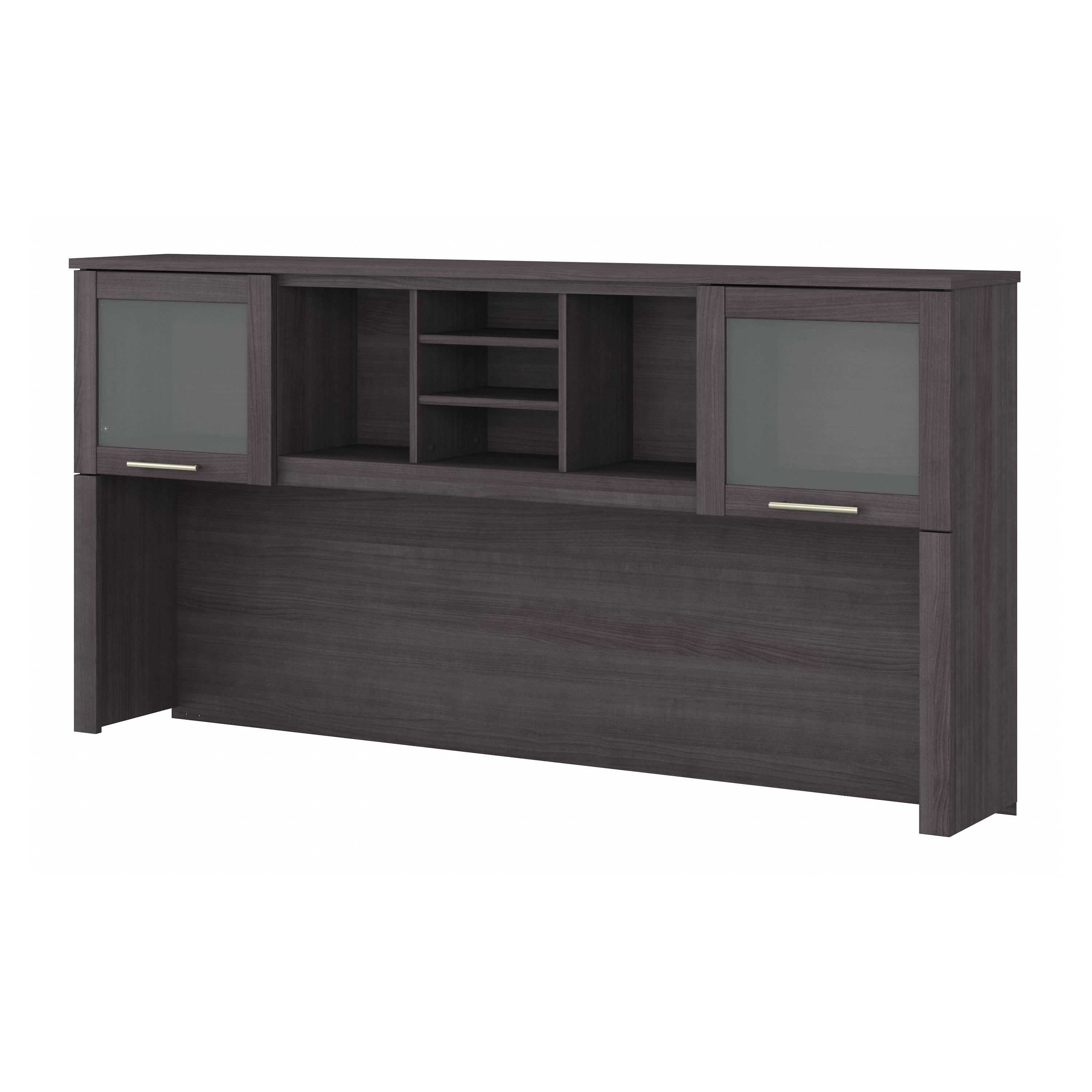 Shop Bush Furniture Somerset 72W Desk Hutch 02 WC81511 #color_storm gray