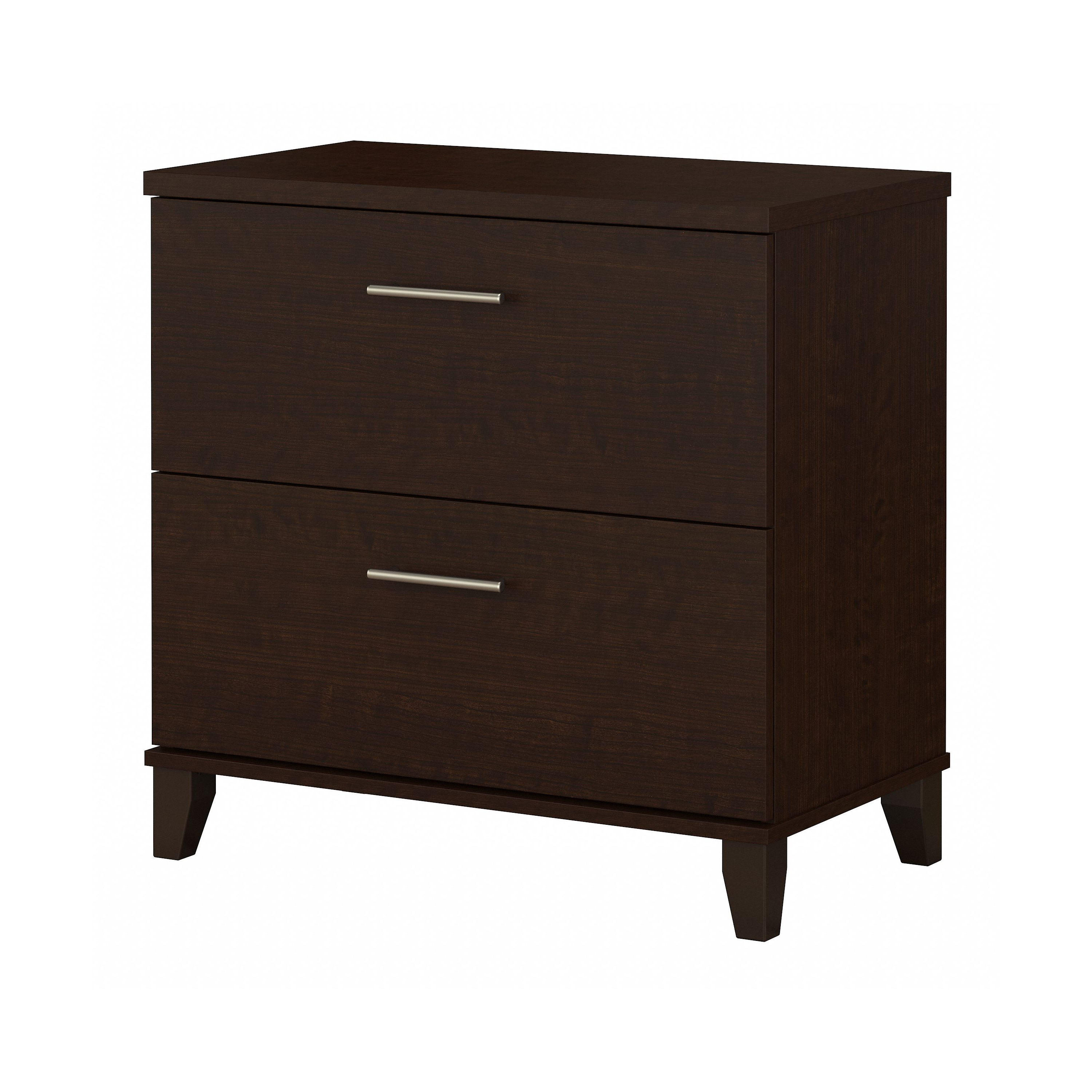 Shop Bush Furniture Somerset 2 Drawer Lateral File Cabinet 02 WC81880 #color_mocha cherry