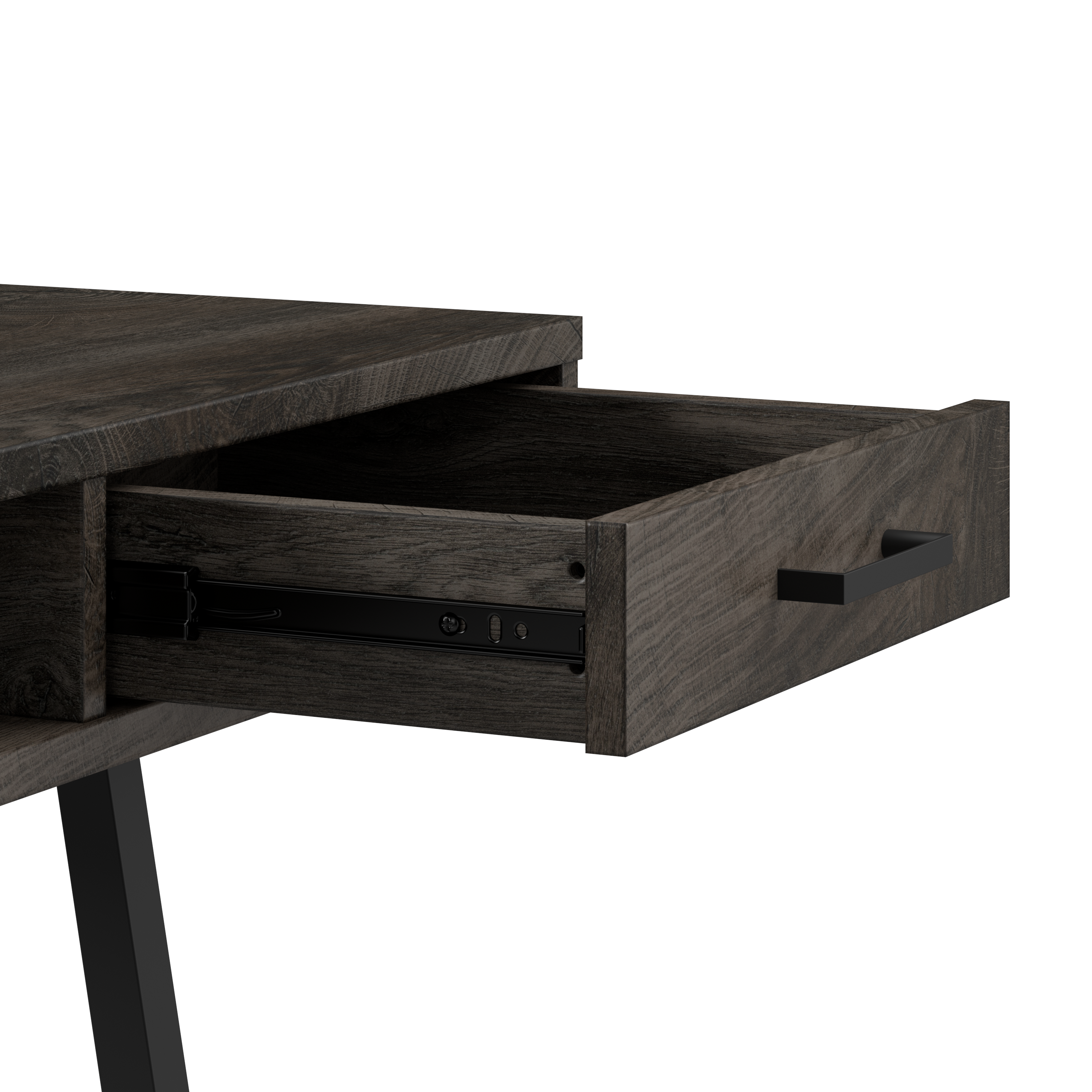 Shop Bush Furniture Steele 40W Writing Desk 07 SED140GH-03 #color_dark gray hickory