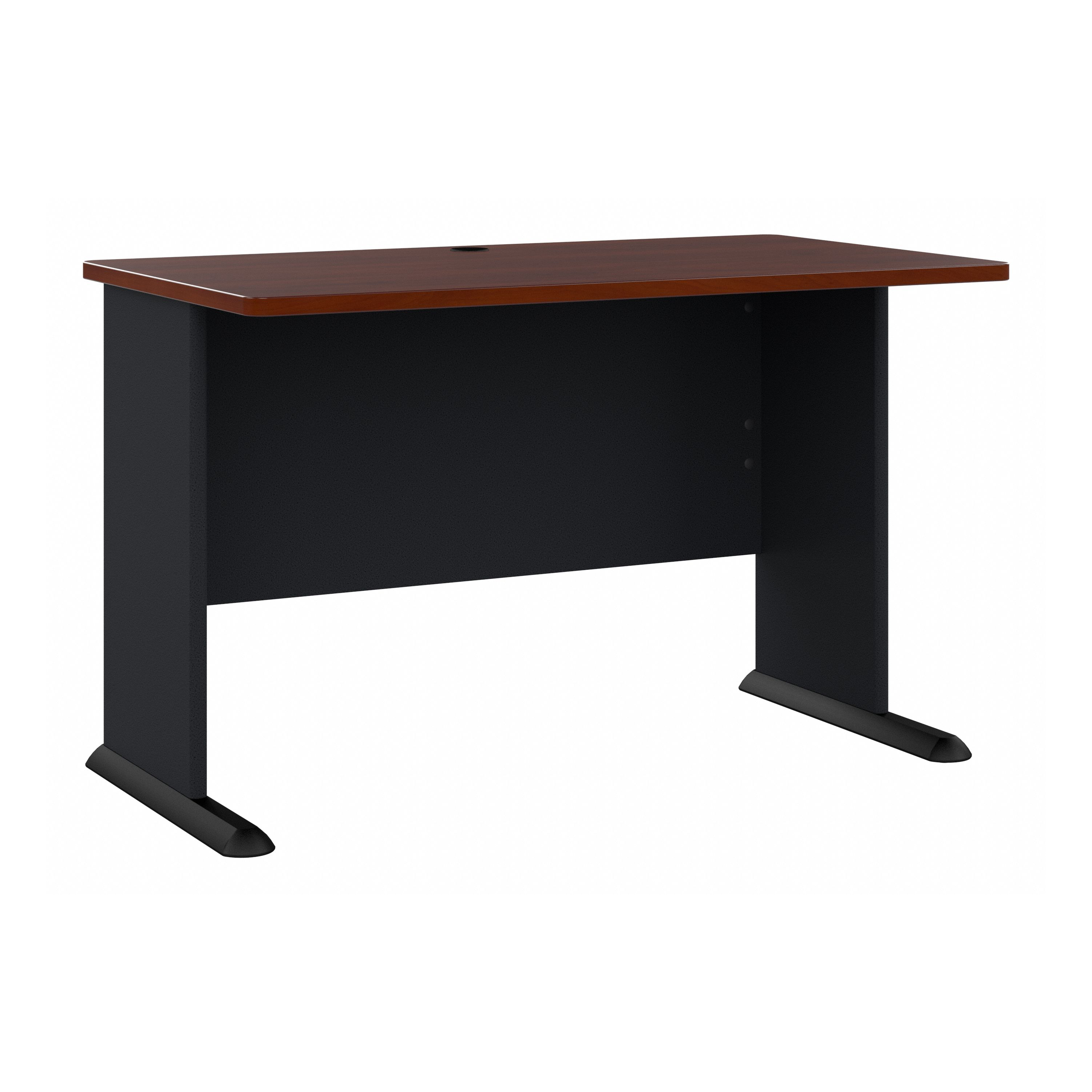 Shop Bush Business Furniture Series A 48W Desk 02 WC90448A #color_hansen cherry/galaxy