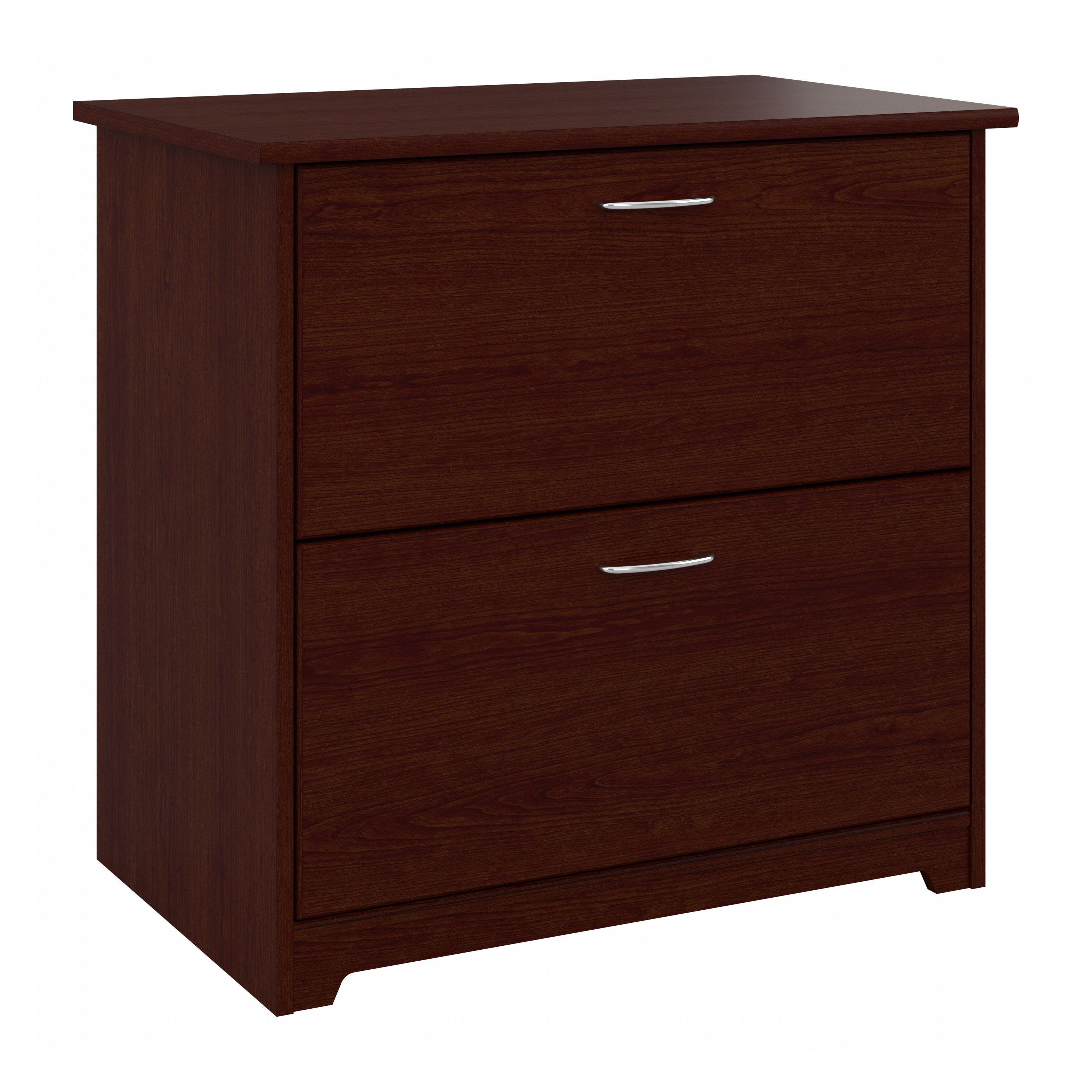 Shop Bush Furniture Cabot 2 Drawer Lateral File Cabinet 02 WC31480 #color_harvest cherry