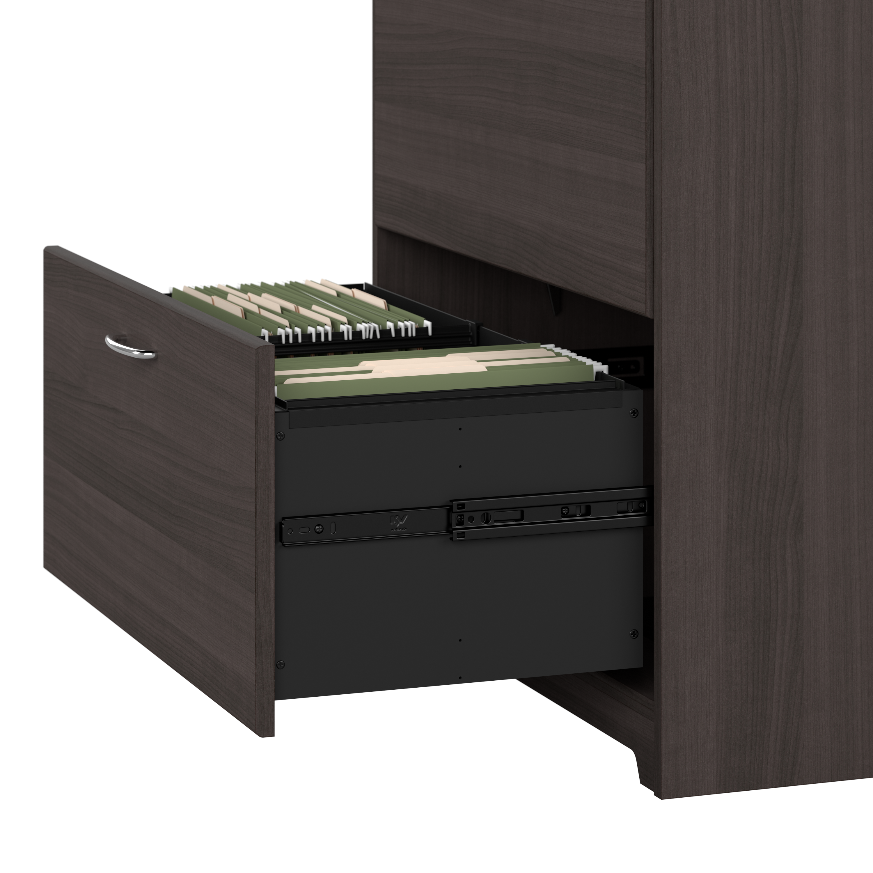 Shop Bush Furniture Cabot 2 Drawer Lateral File Cabinet 07 WC31780 #color_heather gray