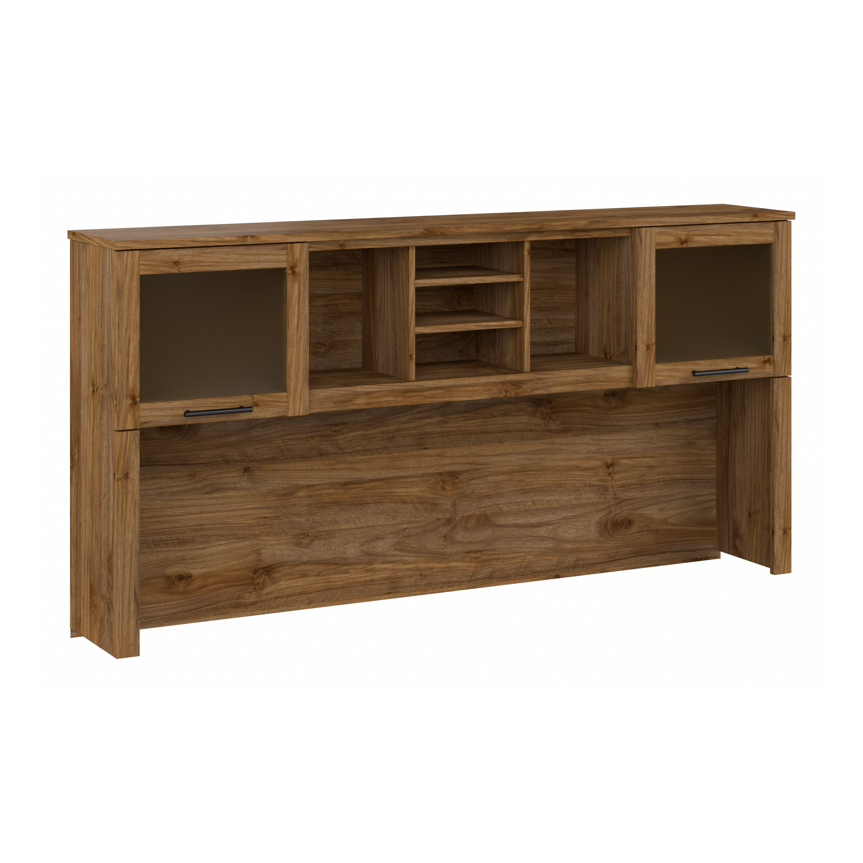 Shop Bush Furniture Somerset 72W Desk Hutch 02 WC81311 #color_fresh walnut