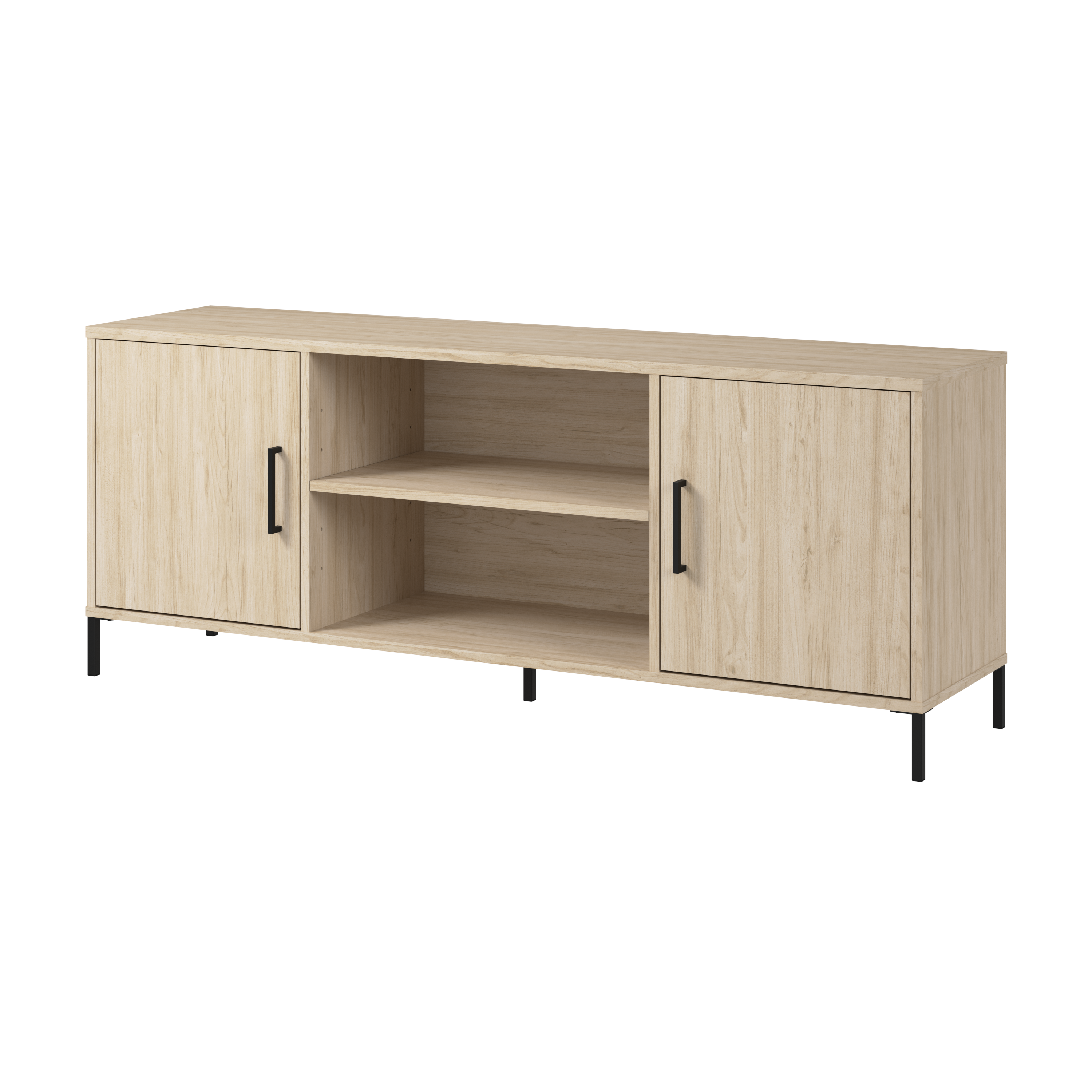 Shop Bush Furniture Soho 58W TV Stand 02 SHV158NE-Z #color_natural elm