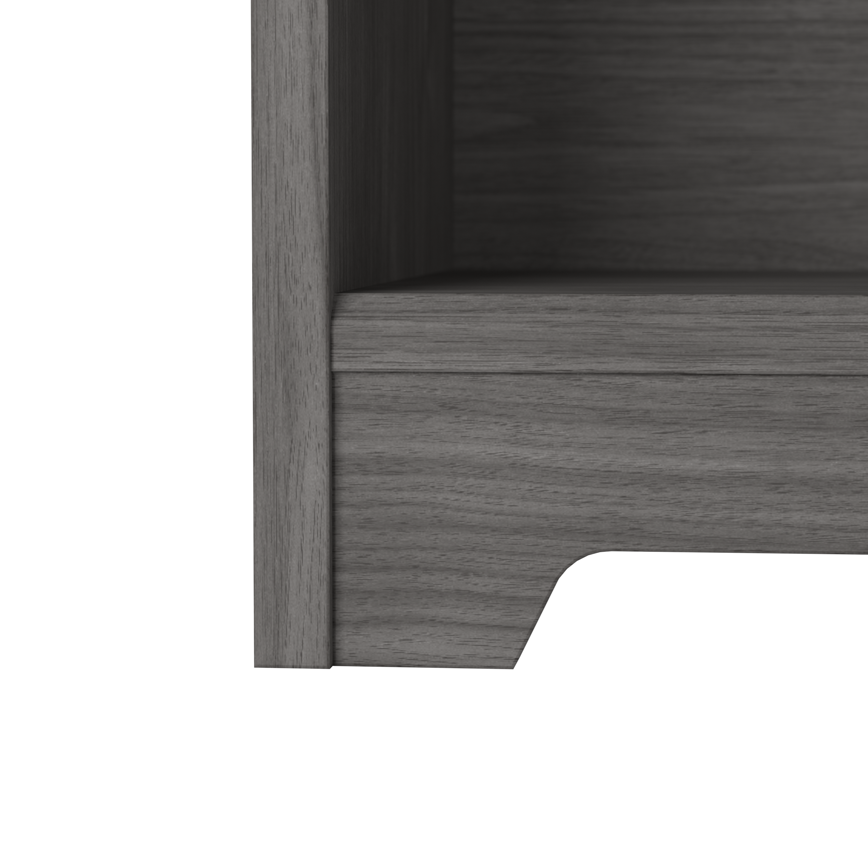 Shop Bush Furniture Cabot Tall 5 Shelf Bookcase 07 WC31366 #color_modern gray