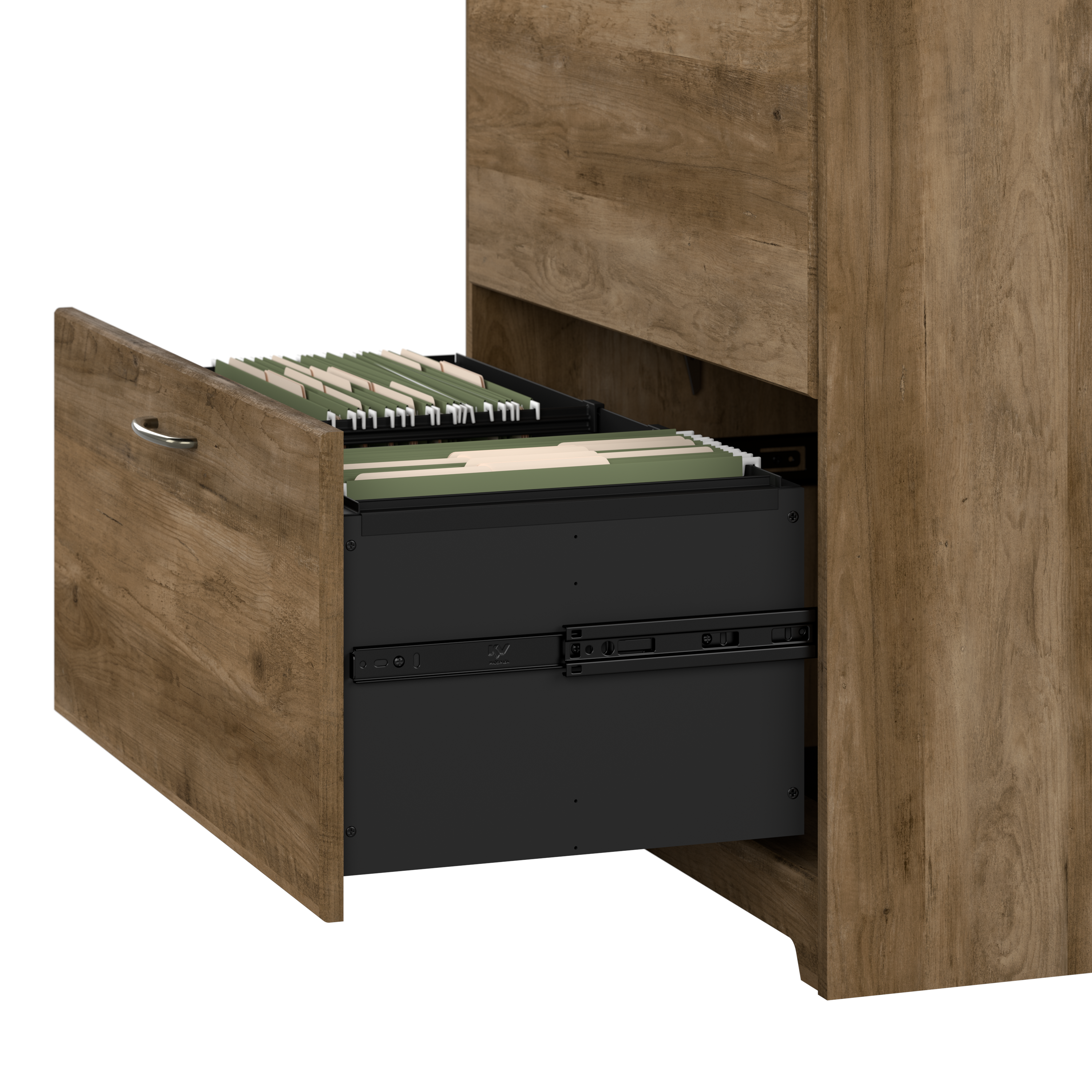 Shop Bush Furniture Cabot 2 Drawer Lateral File Cabinet 07 WC31580 #color_reclaimed pine