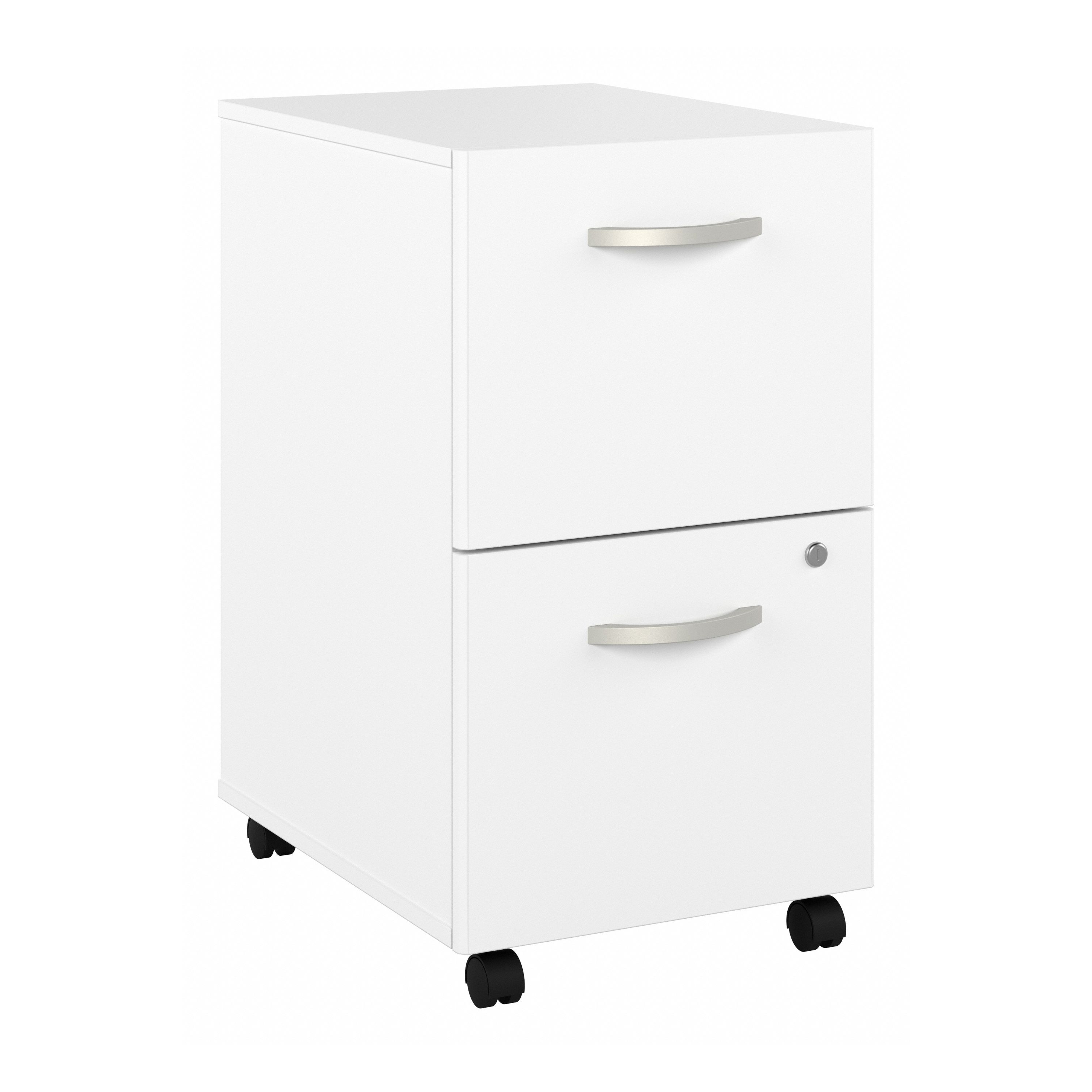 Shop Bush Business Furniture Studio C 2 Drawer Mobile File Cabinet 02 SCF116WHSU #color_white