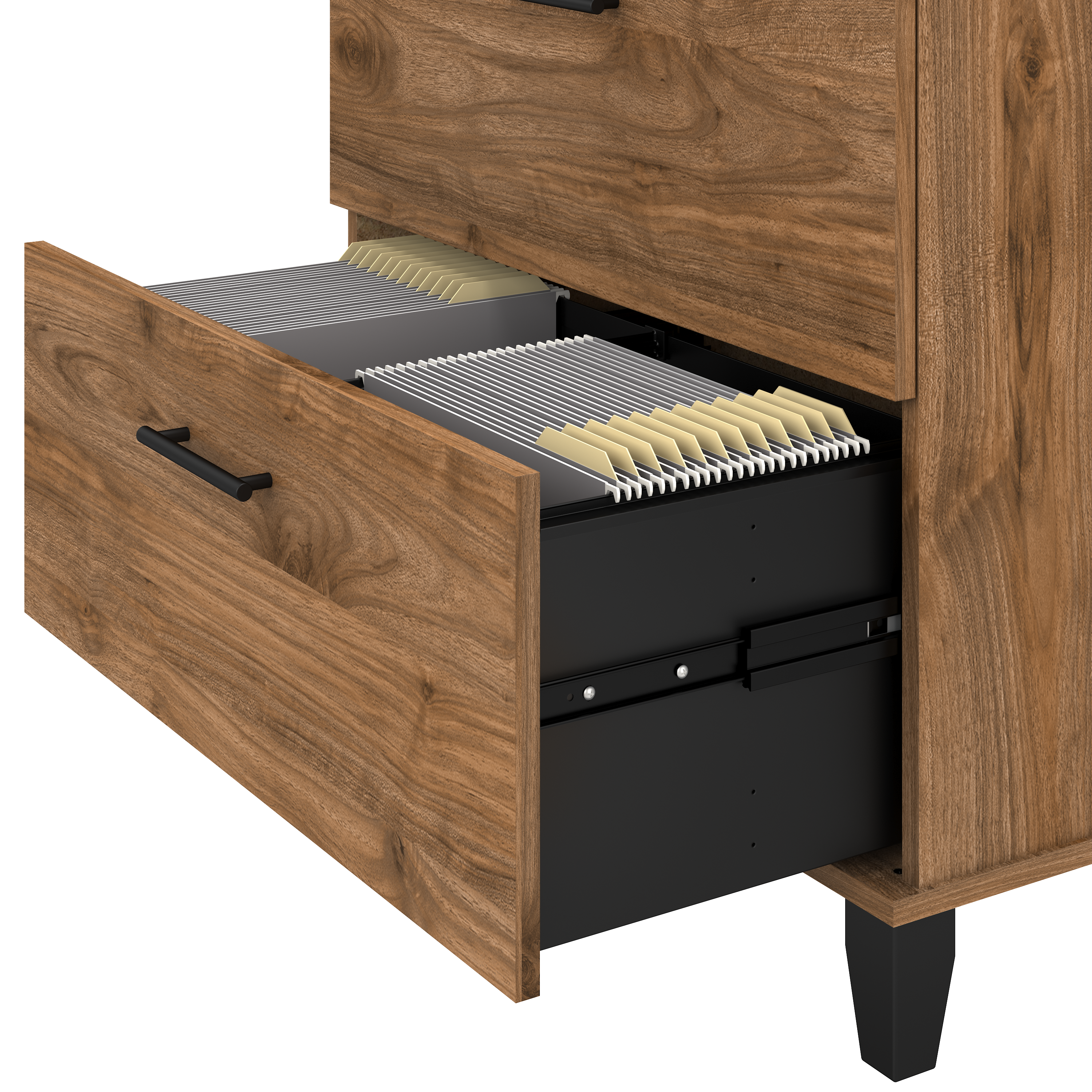 Shop Bush Furniture Somerset 2 Drawer Lateral File Cabinet 07 WC81380 #color_fresh walnut