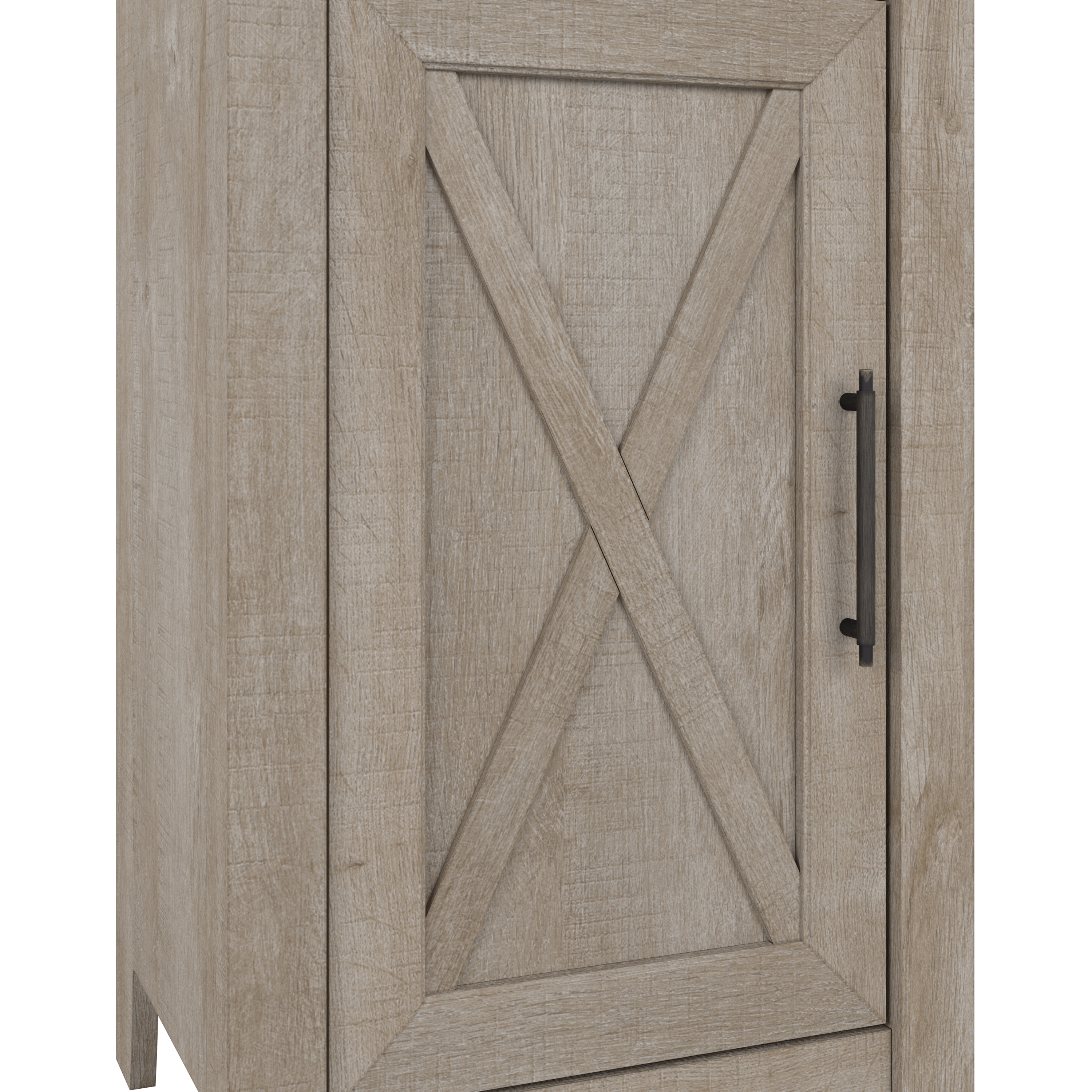 Shop Bush Furniture Key West Small Storage Cabinet with Door 07 KWS116WG-03 #color_washed gray