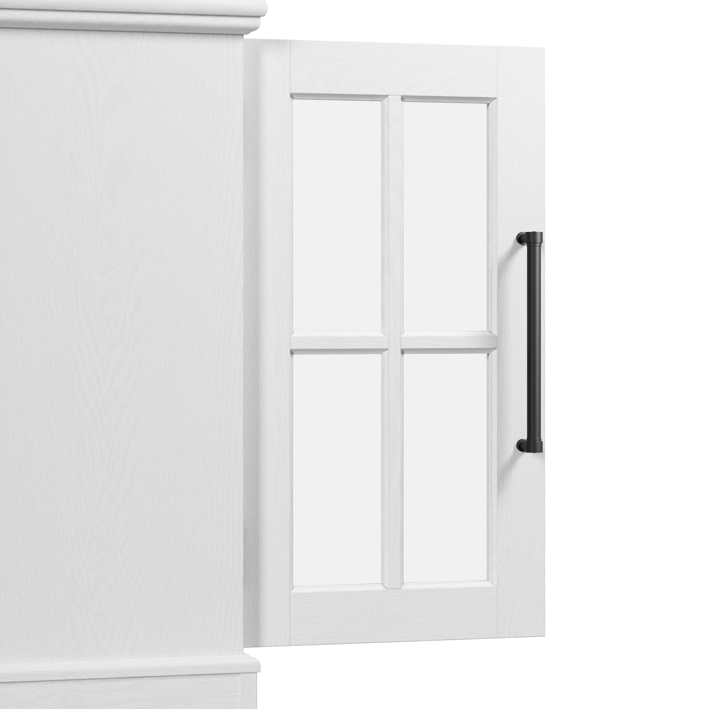 Shop Bush Furniture Westbrook 46W Sideboard Cabinet 07 WBV146WAS-03 #color_white ash