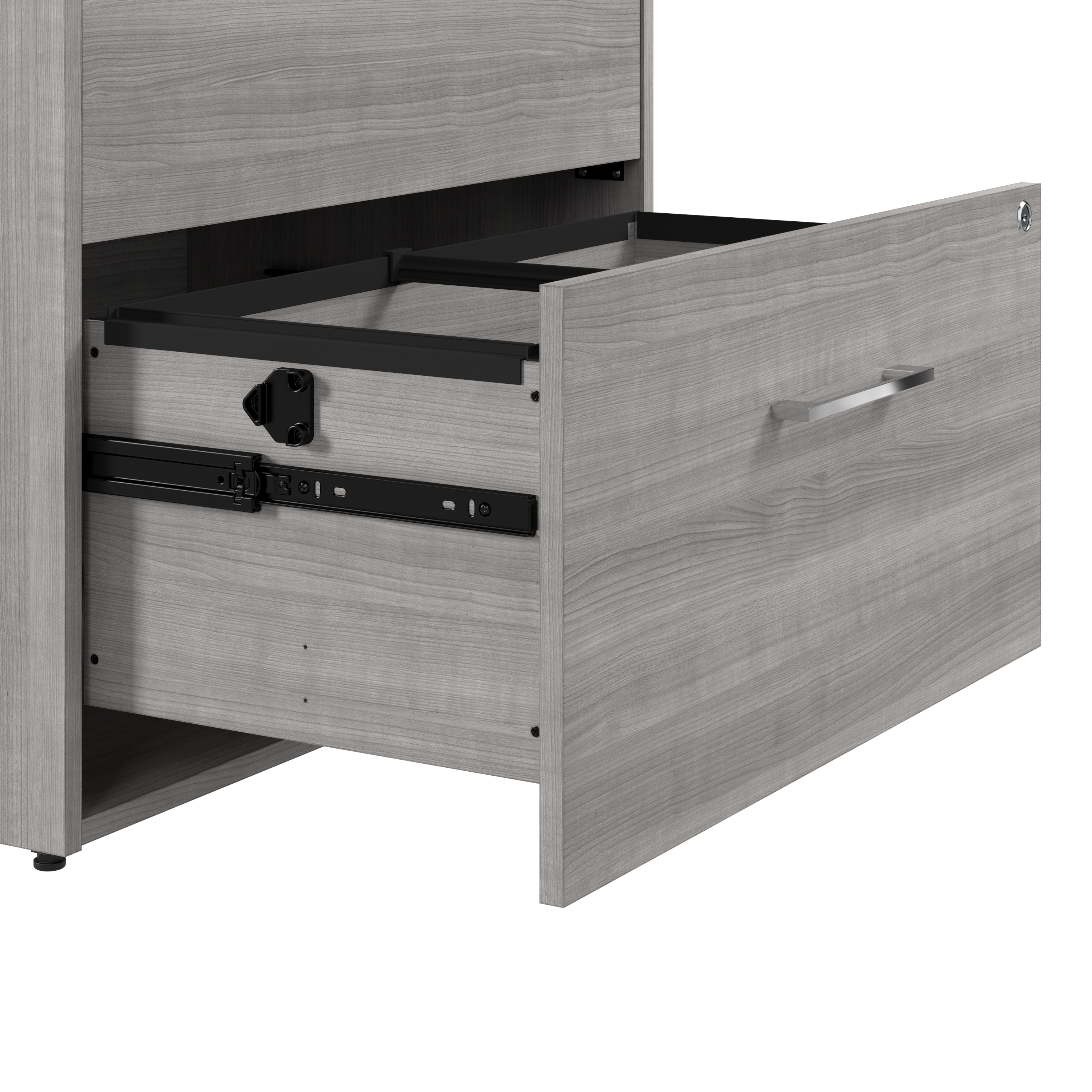 Shop Bush Business Furniture Hustle 2 Drawer Lateral File Cabinet 03 HUF130PG #color_platinum gray